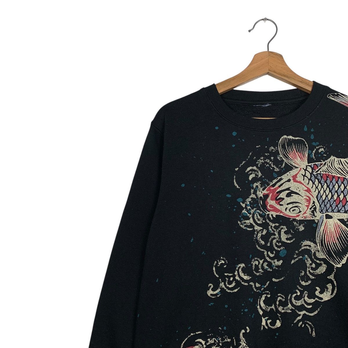 Japanese Brand Japanese Brand Sukajan Koi Fish Sweatshirt Size US M / EU 48-50 / 2 - 6 Thumbnail