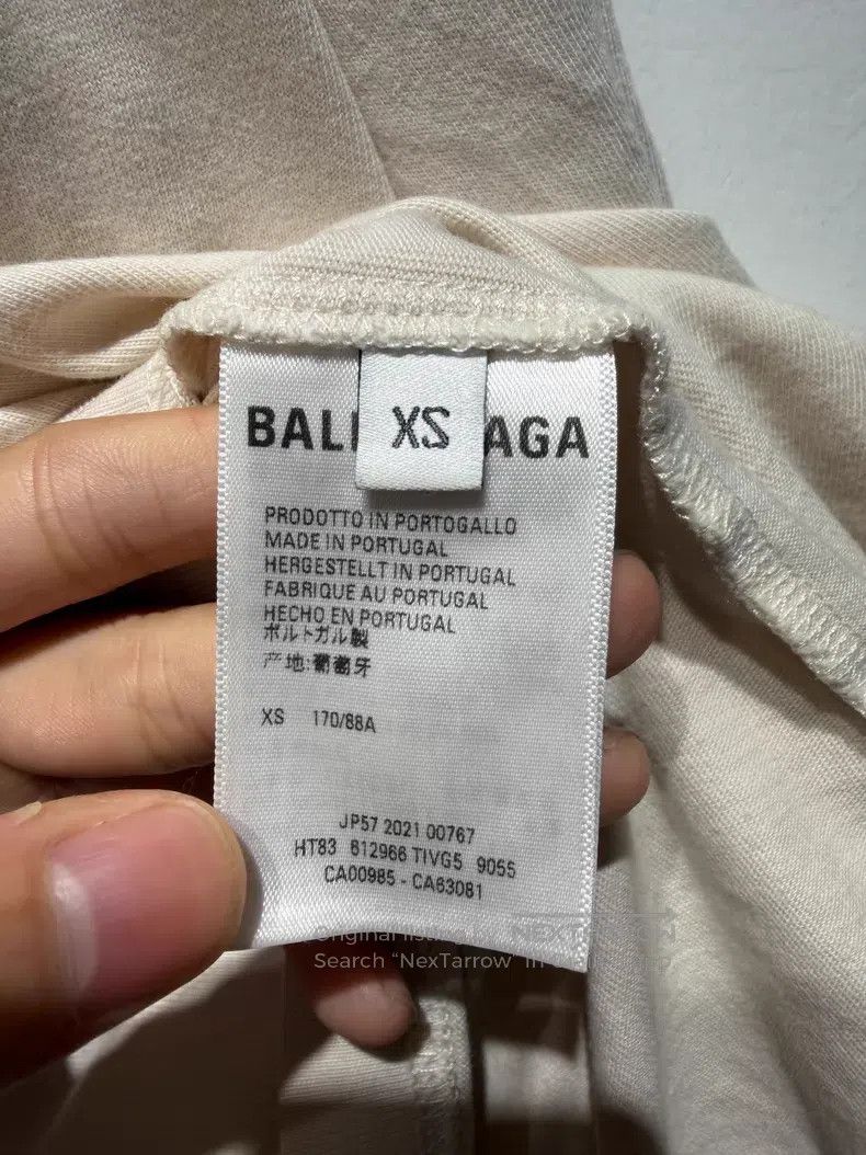 Balenciaga Balenciaga Letter Logo Printed Crew Neck Loose Fit Short S Size US XS / EU 42 / 0 - 4 Thumbnail