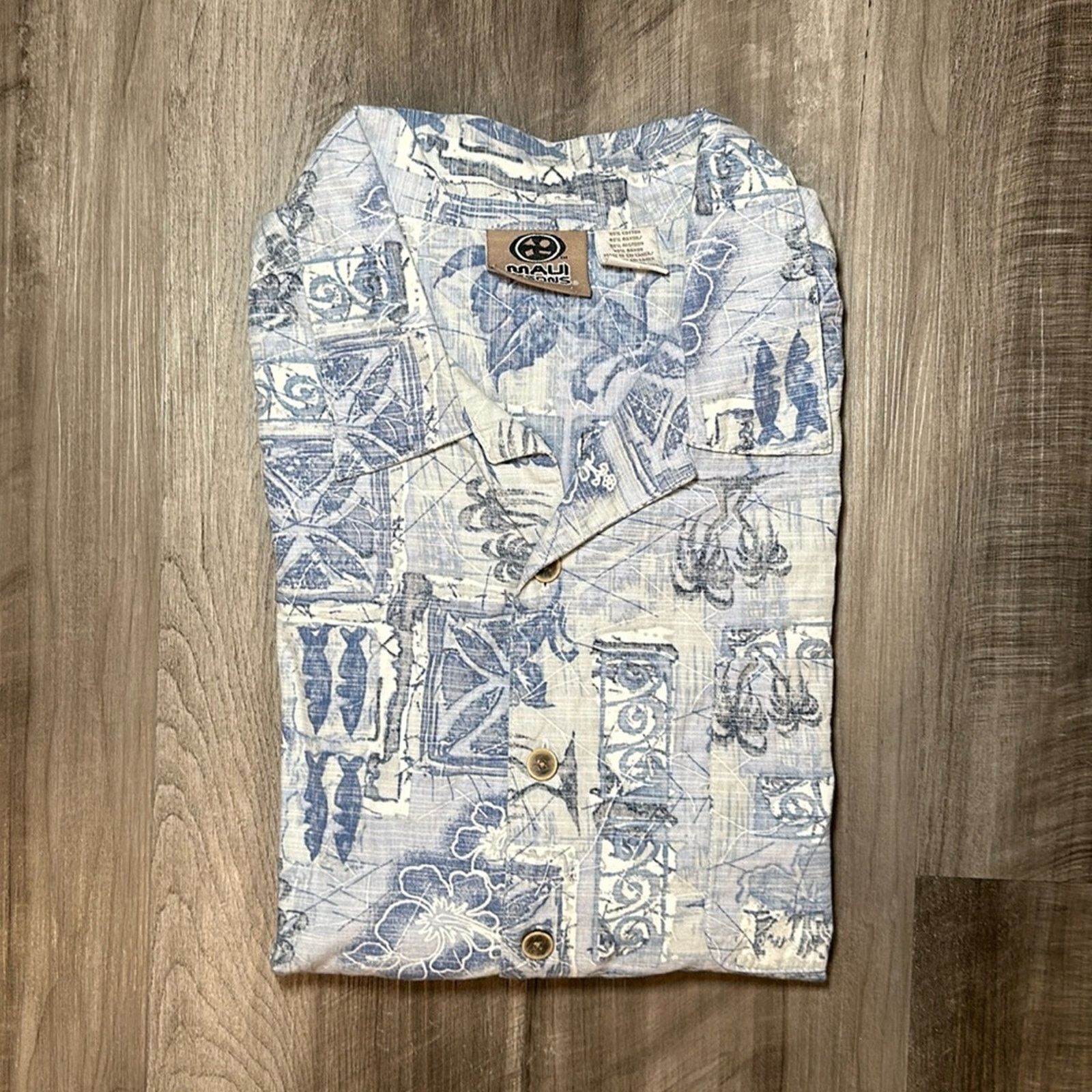 Maui and Sons Maui & Sons Rayon Blend Hawaiian Short Sleeve - XL Size US XL / EU 56 / 4 - 1 Thumbnail