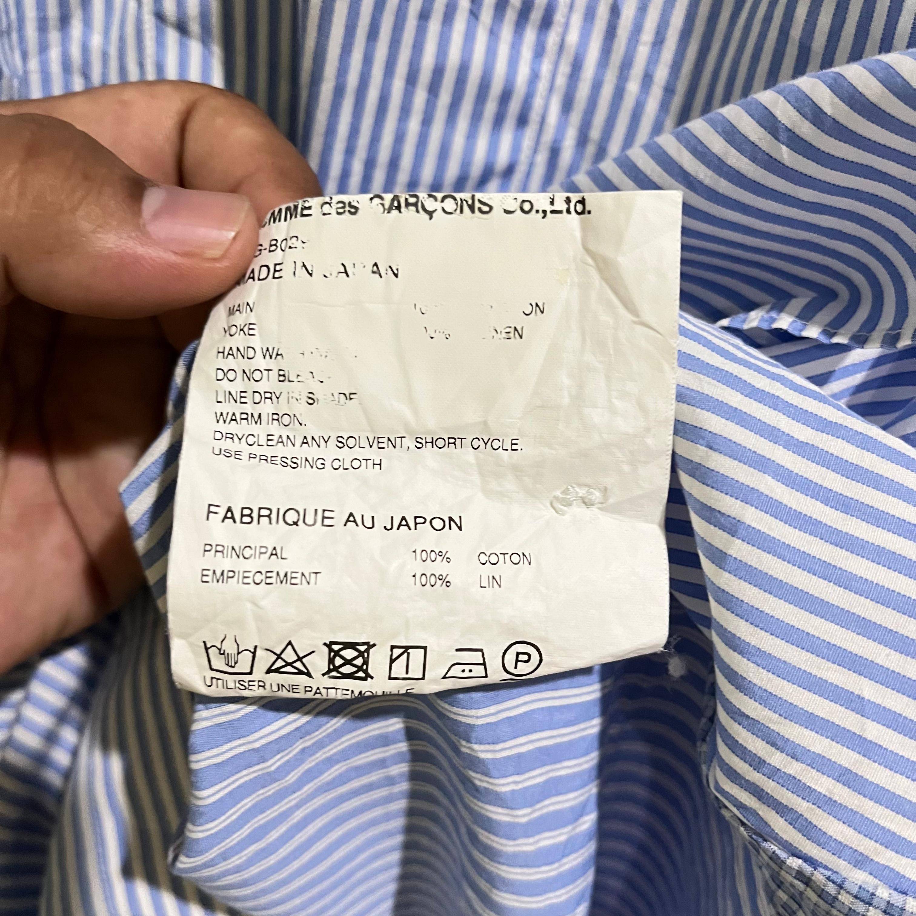 Comme des Garcons SS20 Junya watanabe striped button up shirt Size US L / EU 52-54 / 3 - 6 Thumbnail