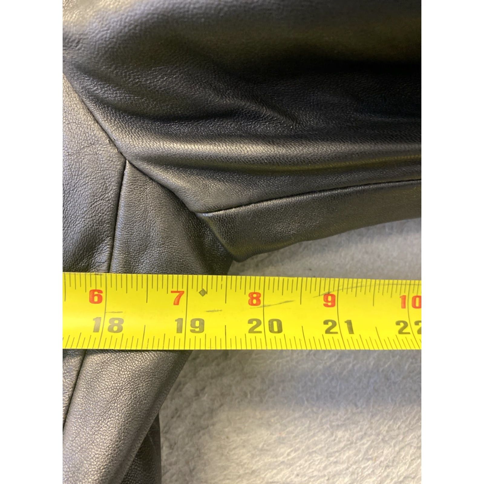 Vintage Bromley Weekend Womens Black Leather Blazer Jacket Long Sleeve L /53-46 Size L / US 10 / IT 46 - 4 Thumbnail