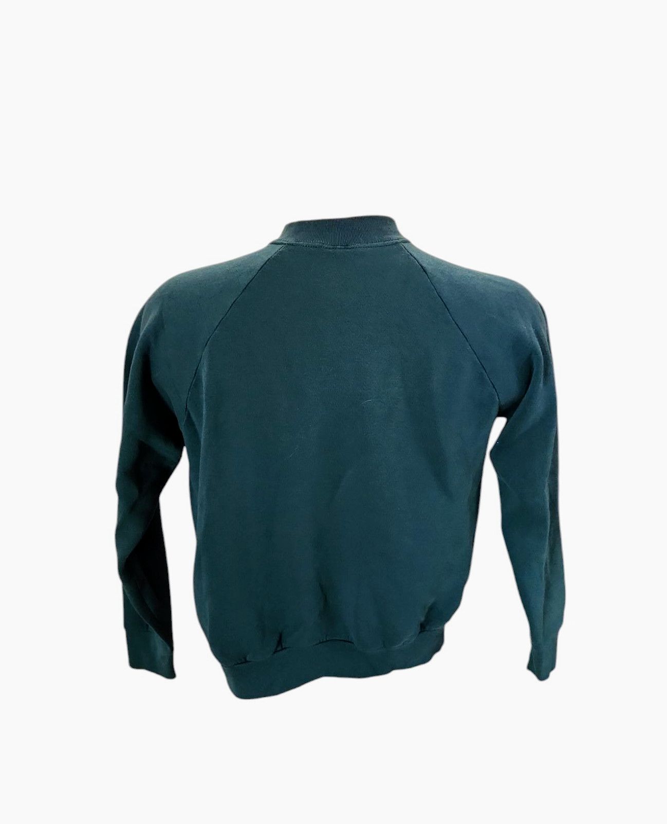 Fruit Of The Loom × Vintage Fruit of the Loom FOTL Vintage Blank Crewneck Sweater Teal Size US M / EU 48-50 / 2 - 2 Thumbnail