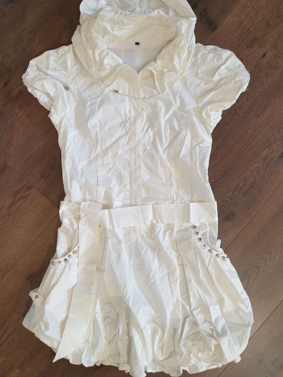 Japanese Brand FUNCTIONAL white bubble dress sz M Size M / US 6-8 / IT 42-44 - 6 Thumbnail