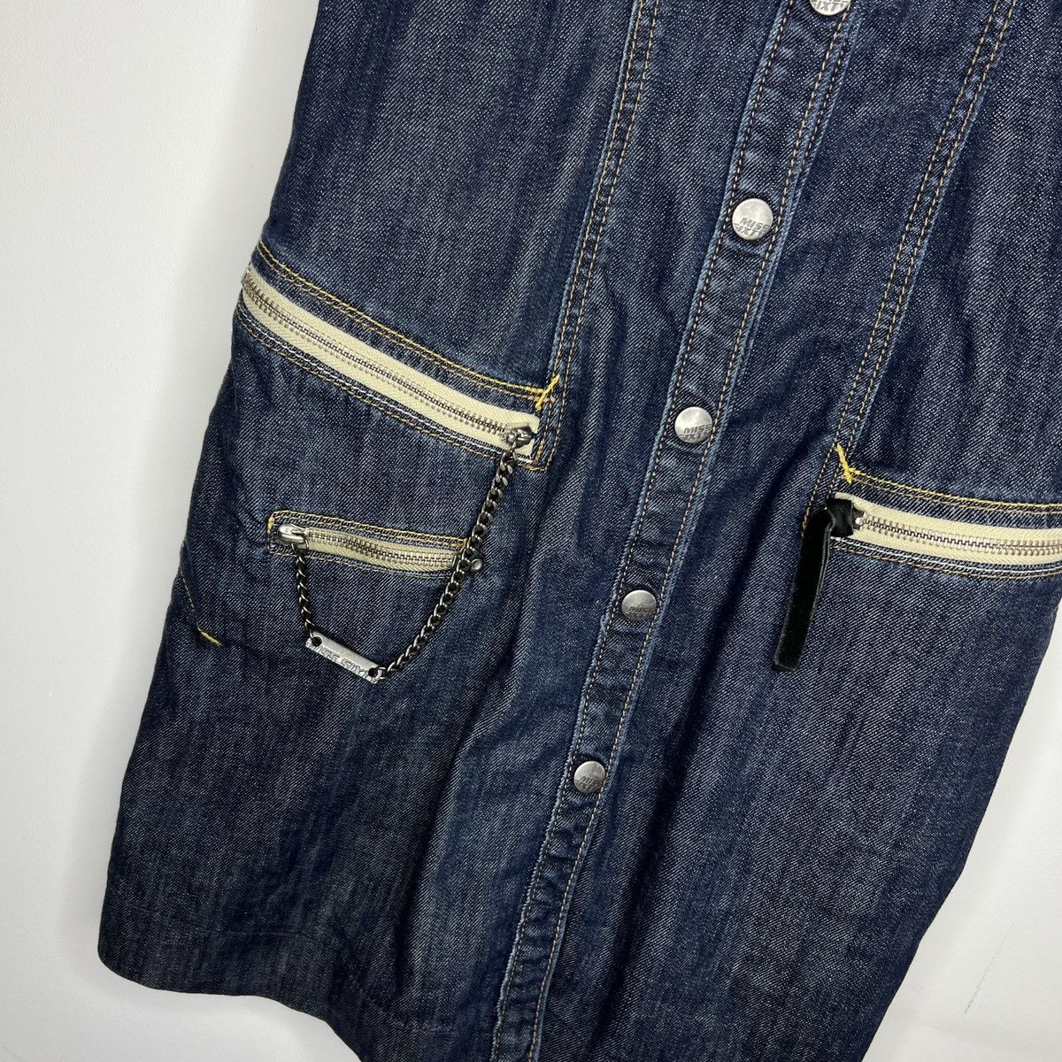 Miss Sixty × Vintage Denim Mini Dress Sundress M Killah Miss Sixty Size M / US 6-8 / IT 42-44 - 5 Thumbnail