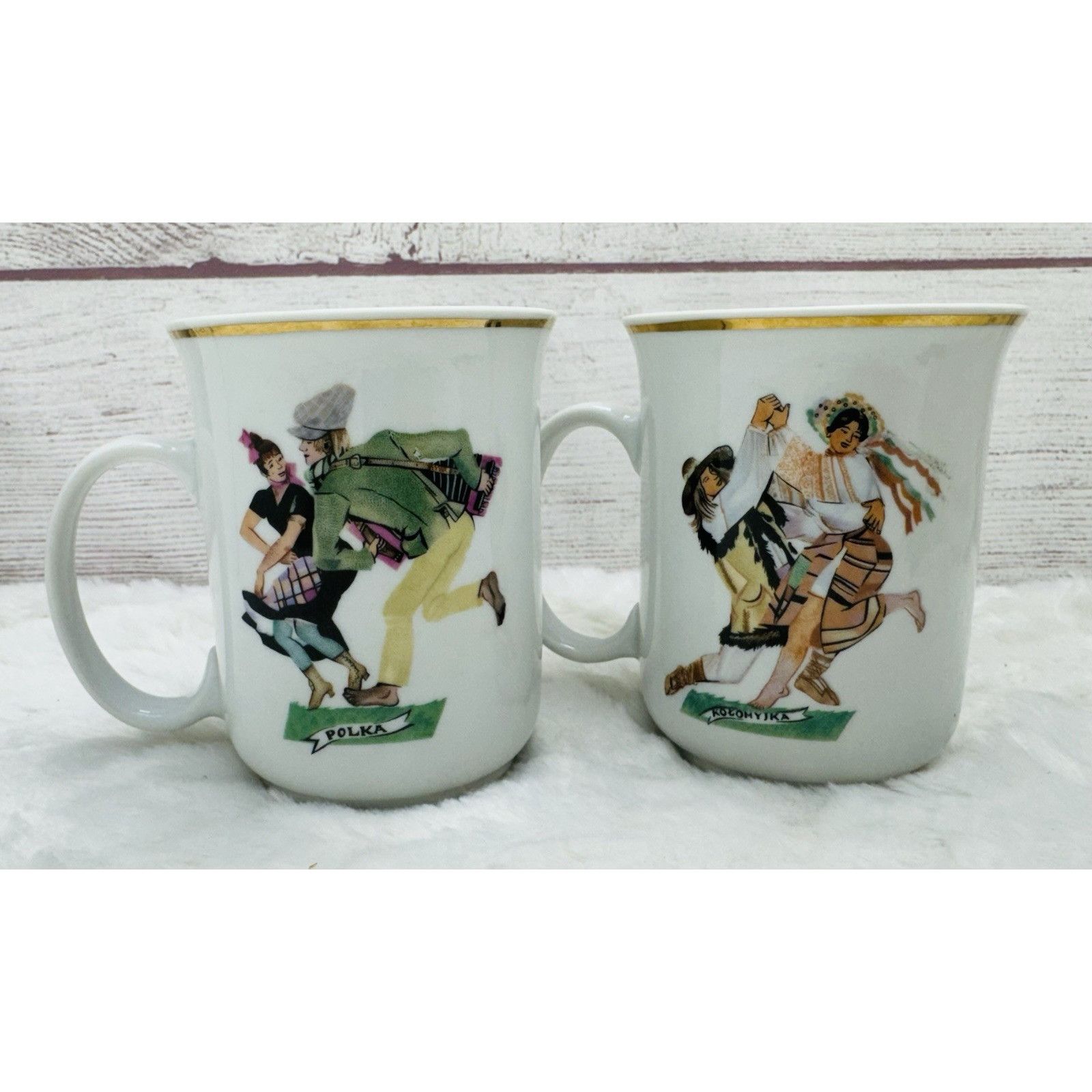 Other Favolina Poland Porcelain Coffee Mug Cup Polish Couple Danci Size ONE SIZE - 3 Thumbnail