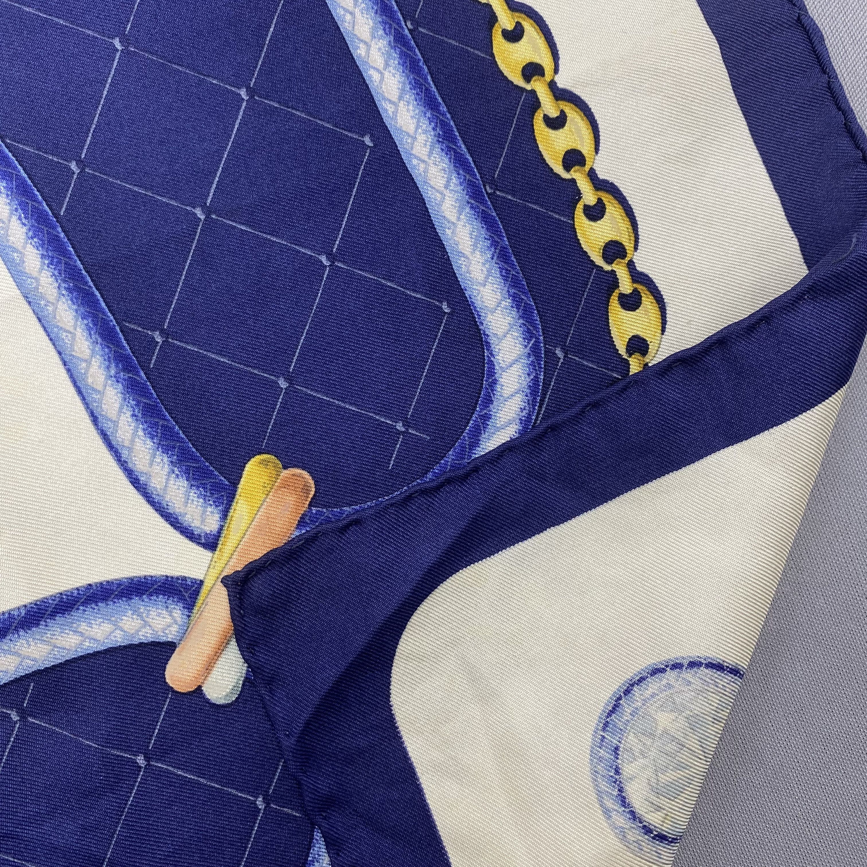 Cartier Vintage Cartier SILK Scarf Twill Stole Wraps 56789 Size ONE SIZE - 9 Thumbnail