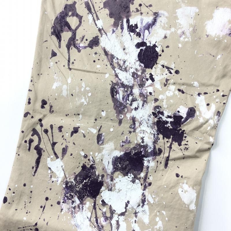 Needles Cropped Pants Paint Design Long Beige Size US 31 - 9 Thumbnail