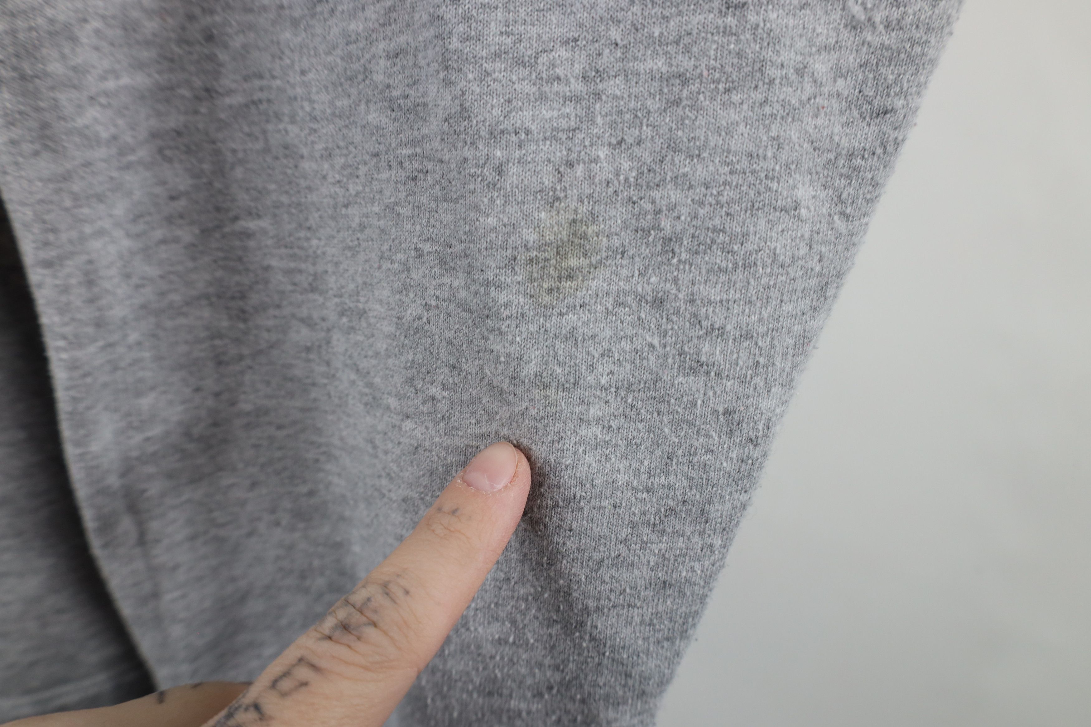 Vintage Vintage 90s Streetwear Hoodie Sweatshirt Heather Gray Size US XL / EU 56 / 4 - 4 Thumbnail