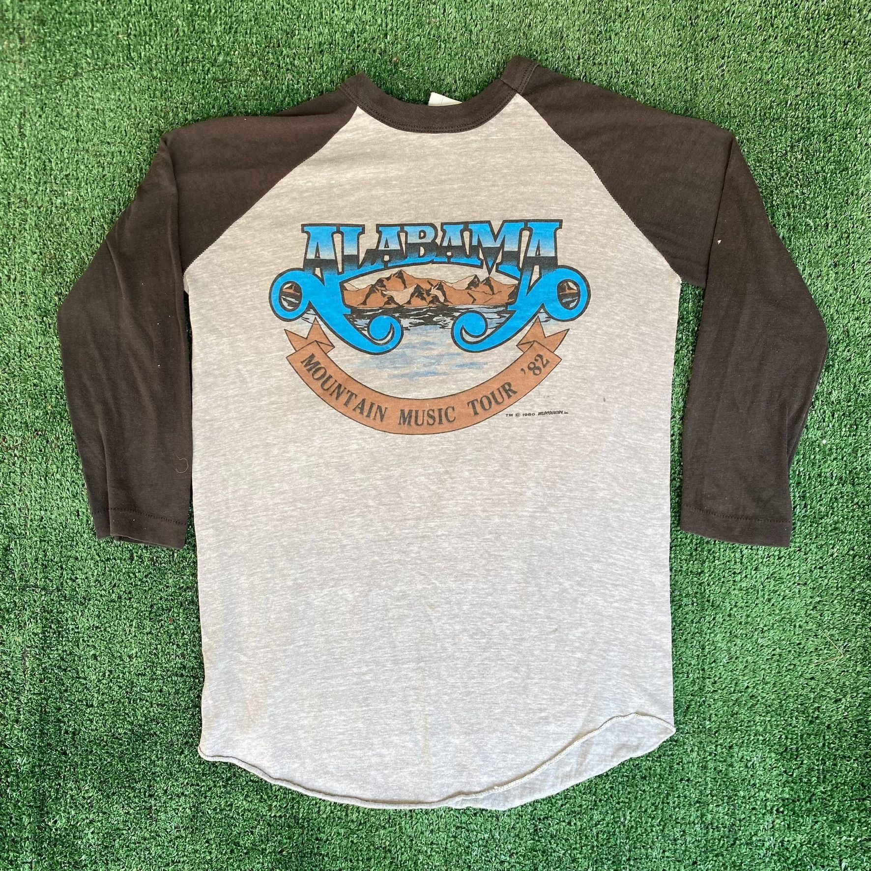Band Tees Vintage 80s Alabama Band Shirt Mountain Music Tour Rock Tee Size US S / EU 44-46 / 1 - 6 Thumbnail
