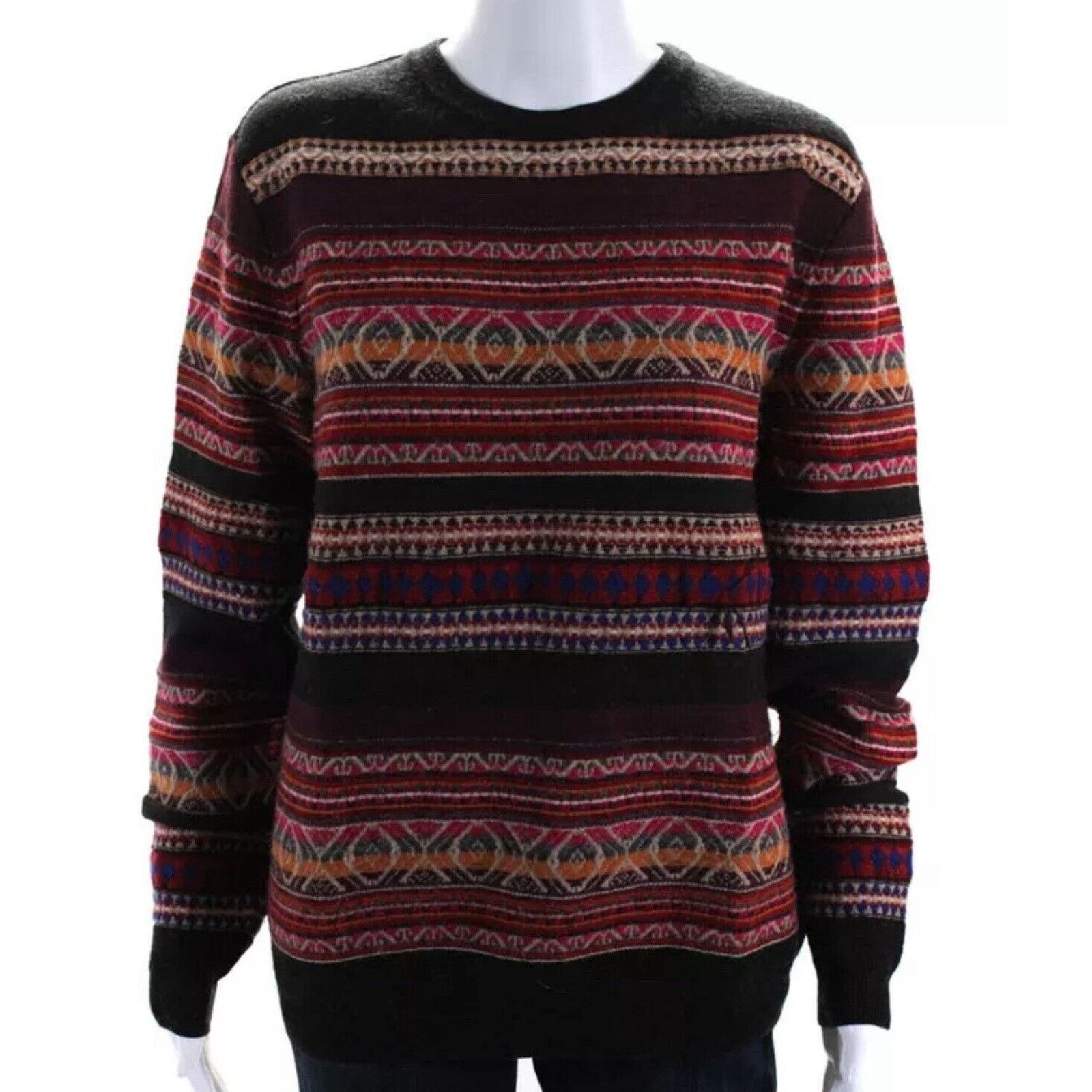 Ralph Lauren Purple Label Southwestern Wool Cashmere Sweater