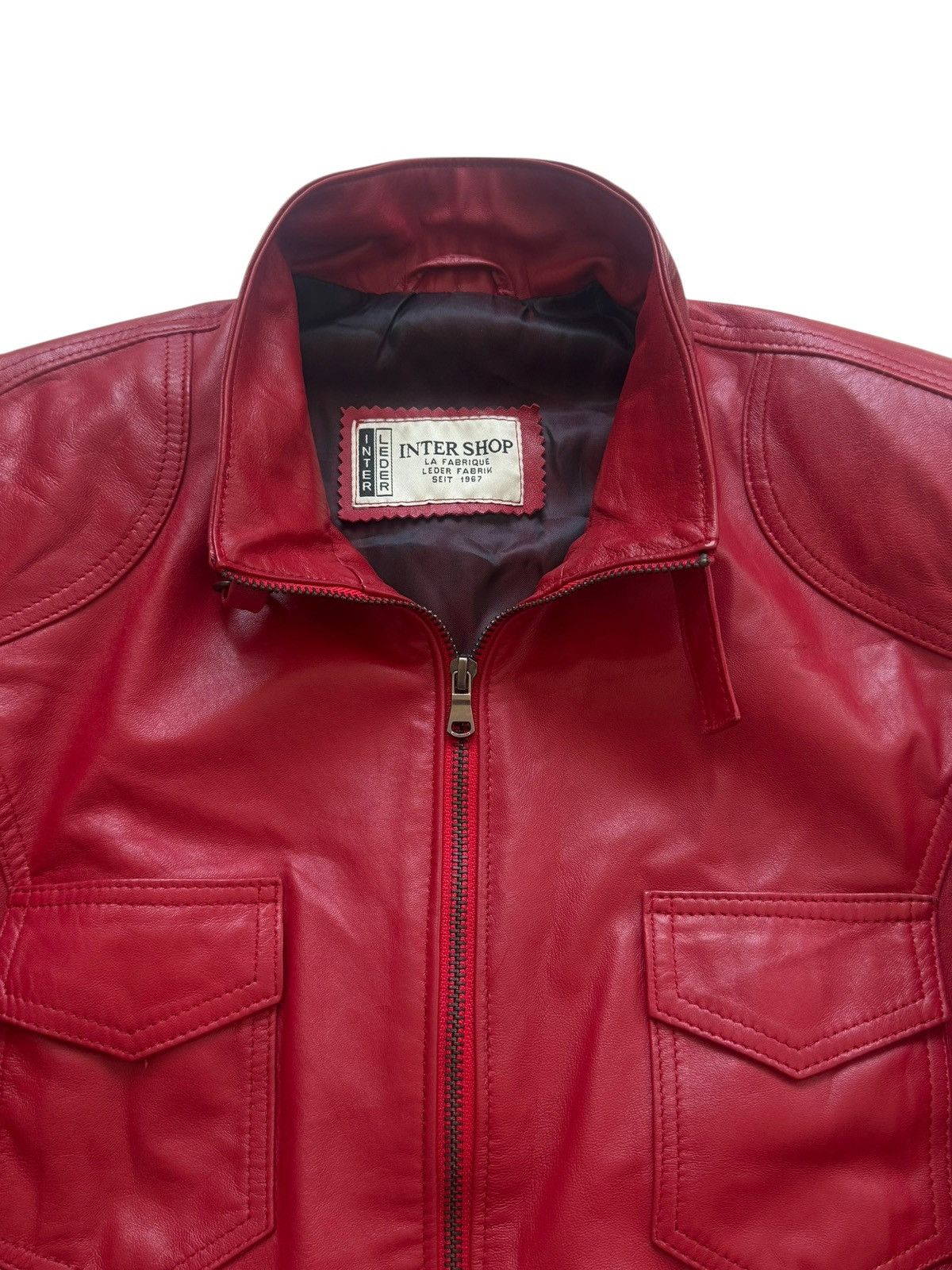 Other Vintage red leather jacket Size US S / EU 44-46 / 1 - 3 Thumbnail