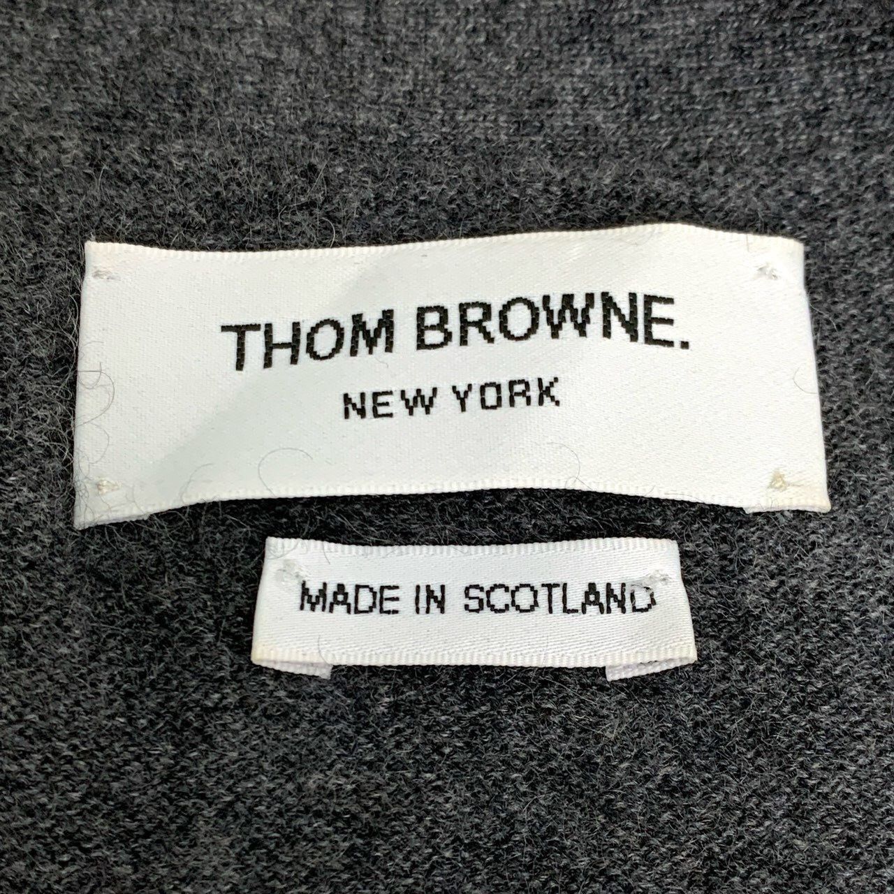 Thom Browne Thom Browne Gray Cashmere V-Neck Button-Down Vest With Pocke Size L / US 10 / IT 46 - 6 Thumbnail