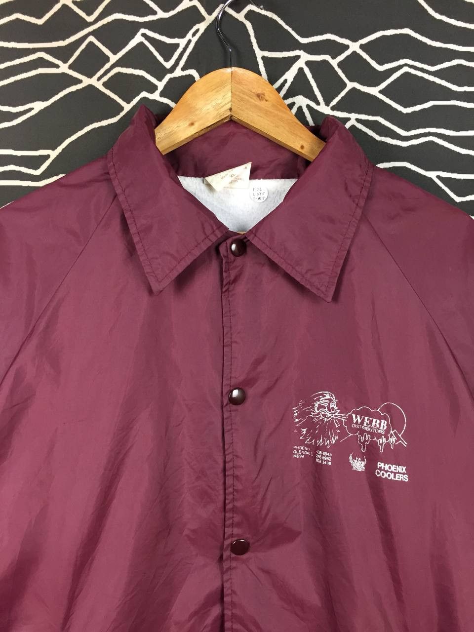 Auburn Sportswear Vtg 80s 90s Auburn Sportswear Phoenix Coolers Coaches Jacket Size US XL / EU 56 / 4 - 3 Thumbnail