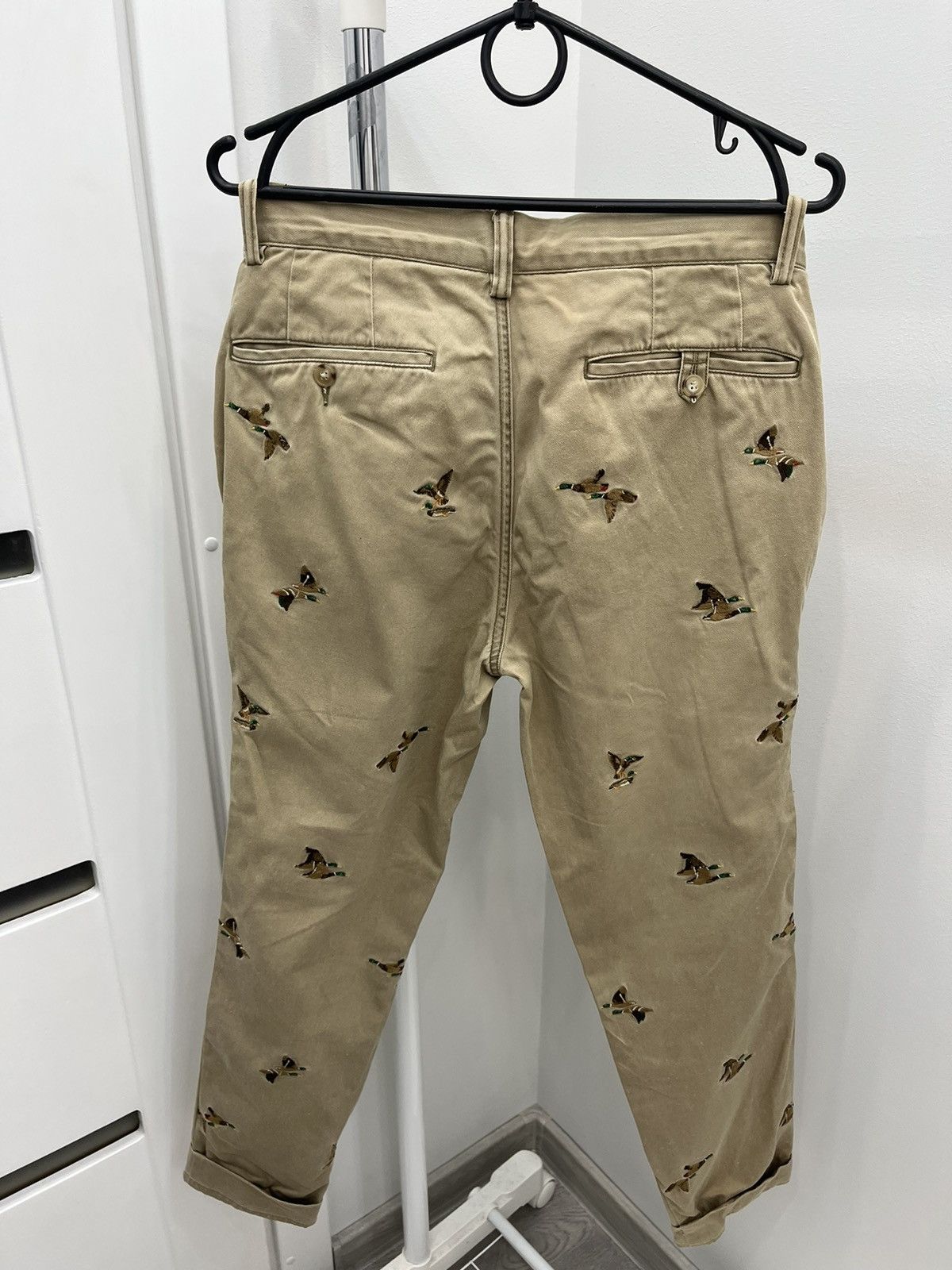 Polo Ralph Lauren × Ralph Lauren × Vintage Polo by Ralph Lauren Cotton Embroidered Ducks Pants Size US 28 / EU 44 - 2 Thumbnail