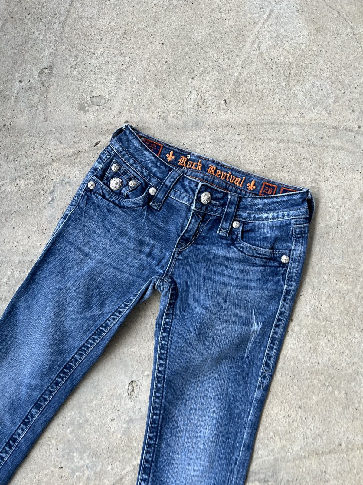 Rock Revival Rock Revival Vintage Y2K Skinny Jeans Size 26" / US 2 / IT 38 - 3 Thumbnail