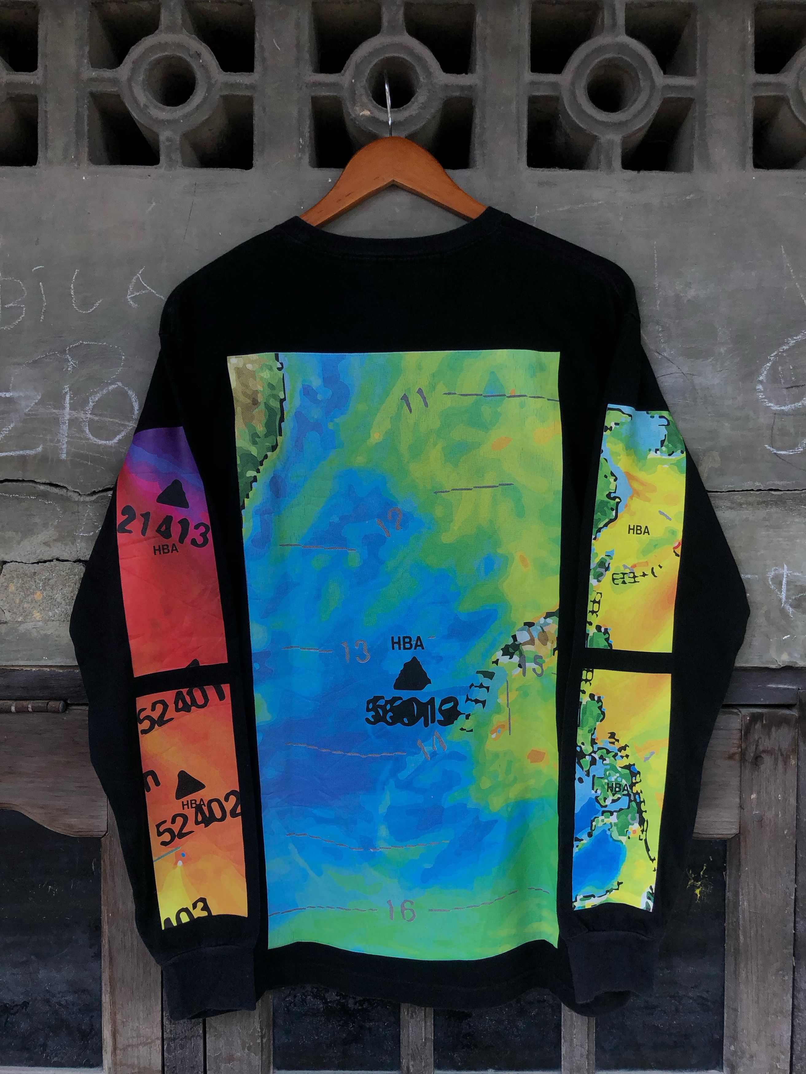 Anonymous Club × Hood By Air Hood By Air Heater Map Long Sleeve Size US L / EU 52-54 / 3 - 2 Thumbnail