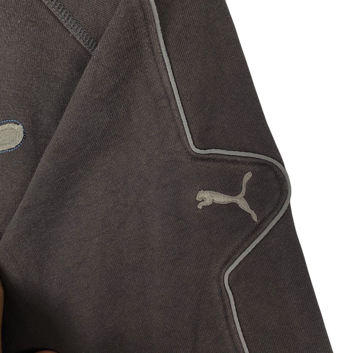 Puma × Vintage Vintage Puma Crewneck Sweatshirt Dark Gray Size US L / EU 52-54 / 3 - 5 Thumbnail