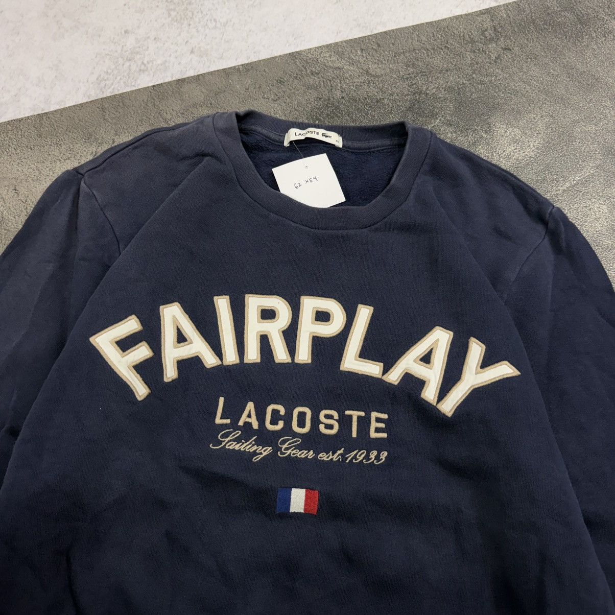 Lacoste LACOSTE fairplay france flag sailing gear sweatshirt Size US M / EU 48-50 / 2 - 3 Thumbnail