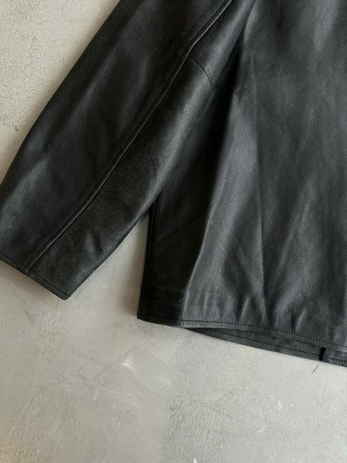 Balenciaga Balenciaga - Nicolas Ghesquiere Harrington Leather Jacket Size US XL / EU 56 / 4 - 9 Thumbnail