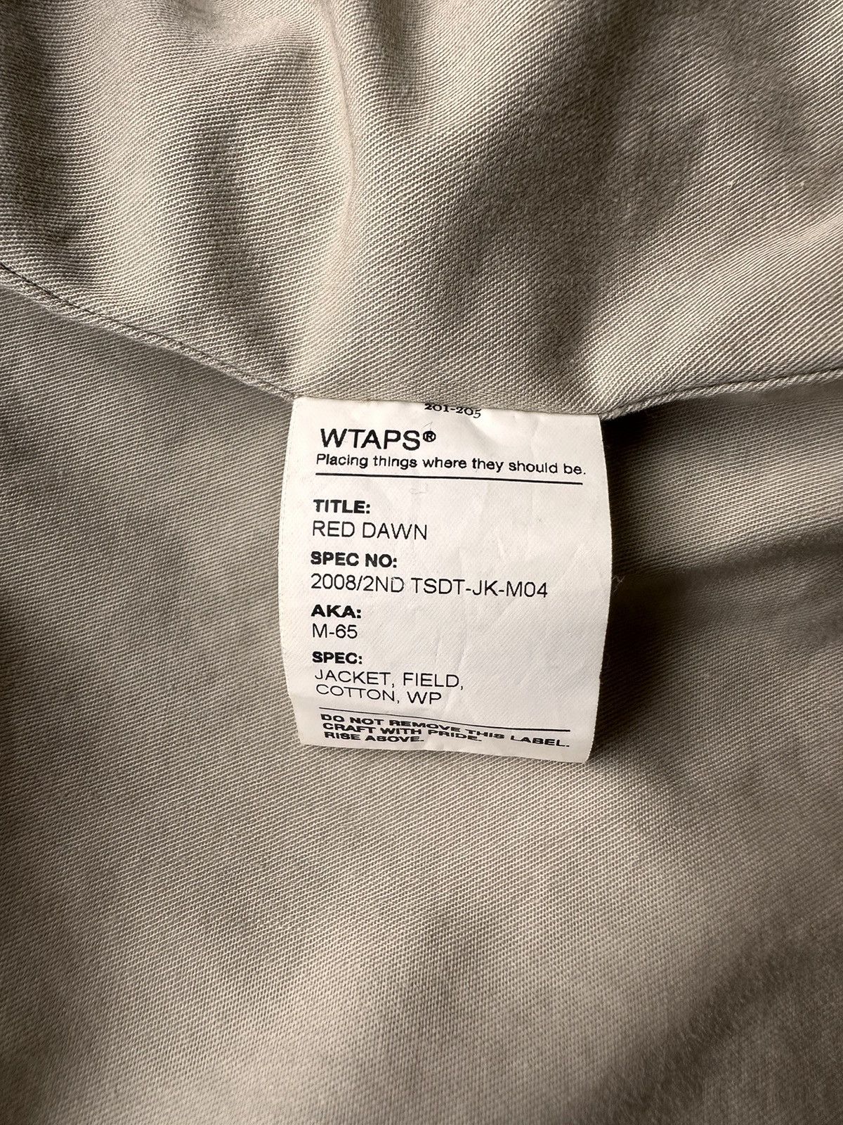 Wtaps 2008 WTAPS Red Dawn M-65 Jacket Size US L / EU 52-54 / 3 - 7 Thumbnail