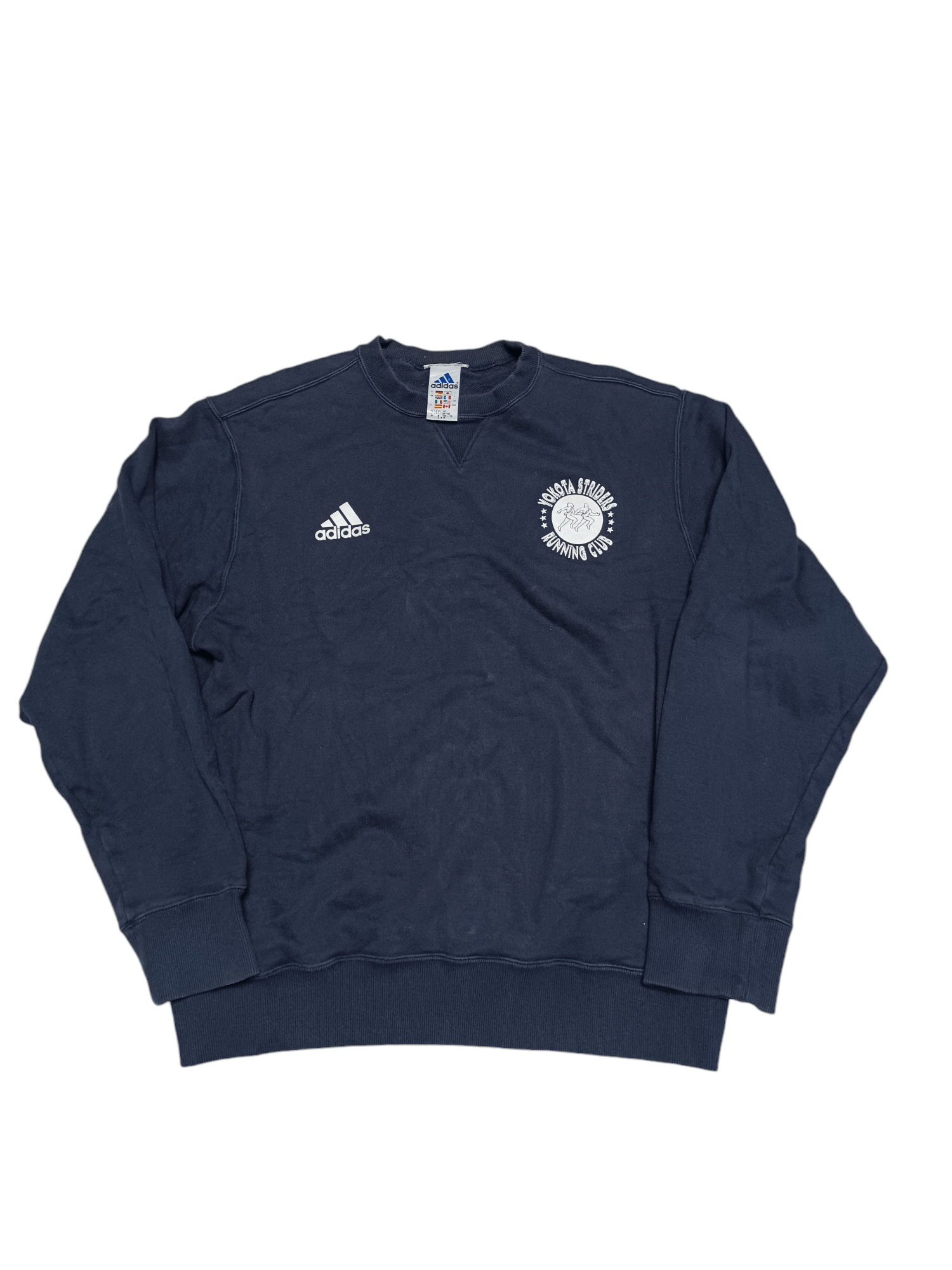 Adidas 2004 ADIDAS YOKOTA STRIDES RUNNING CLUB JAPAN USA SWEATSHIRT Size US M / EU 48-50 / 2 - 3 Thumbnail