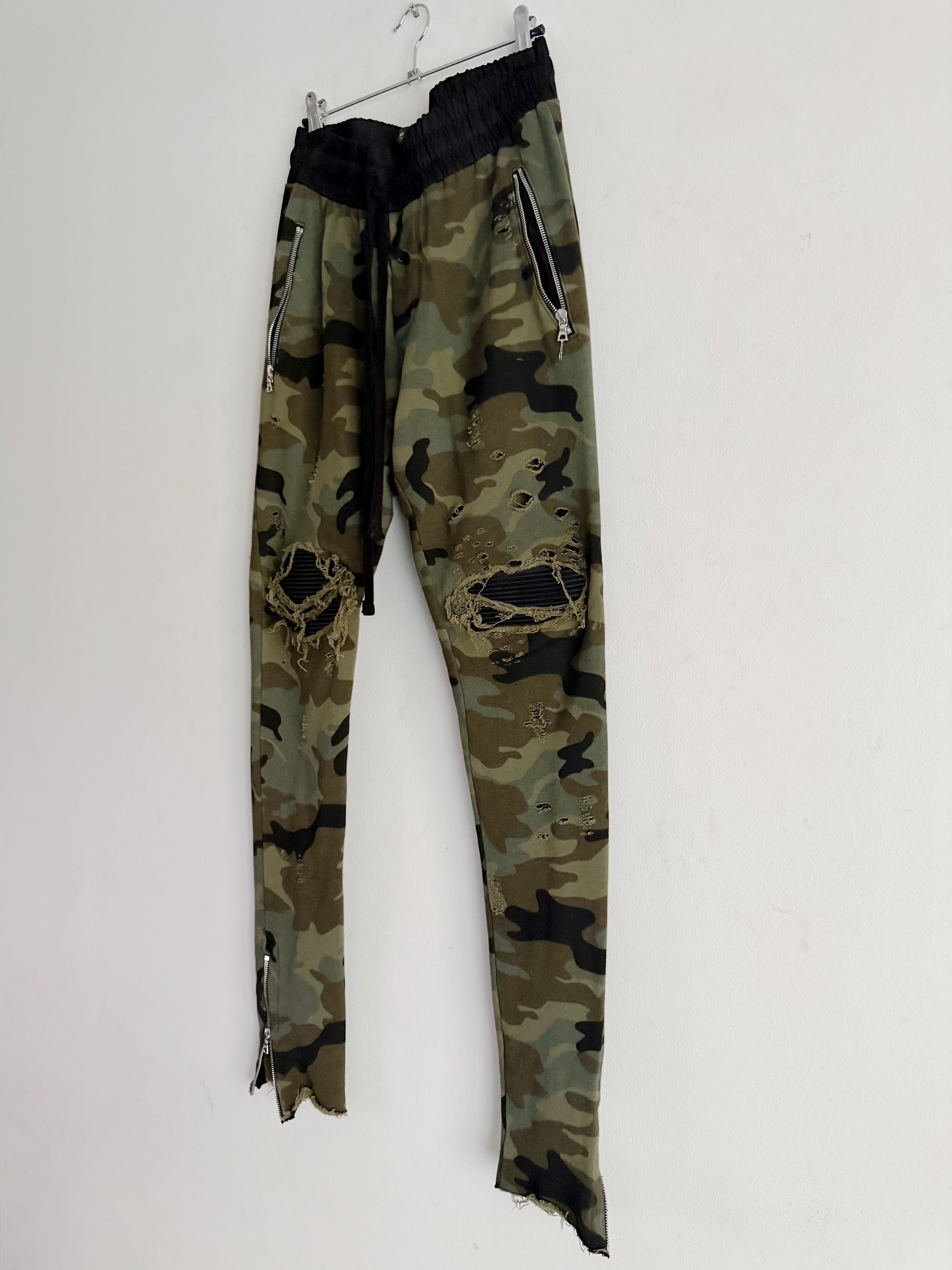 Amiri Amiri MX1 Leather Patch Sweatpants Camo Size US 30 / EU 46 - 6 Thumbnail