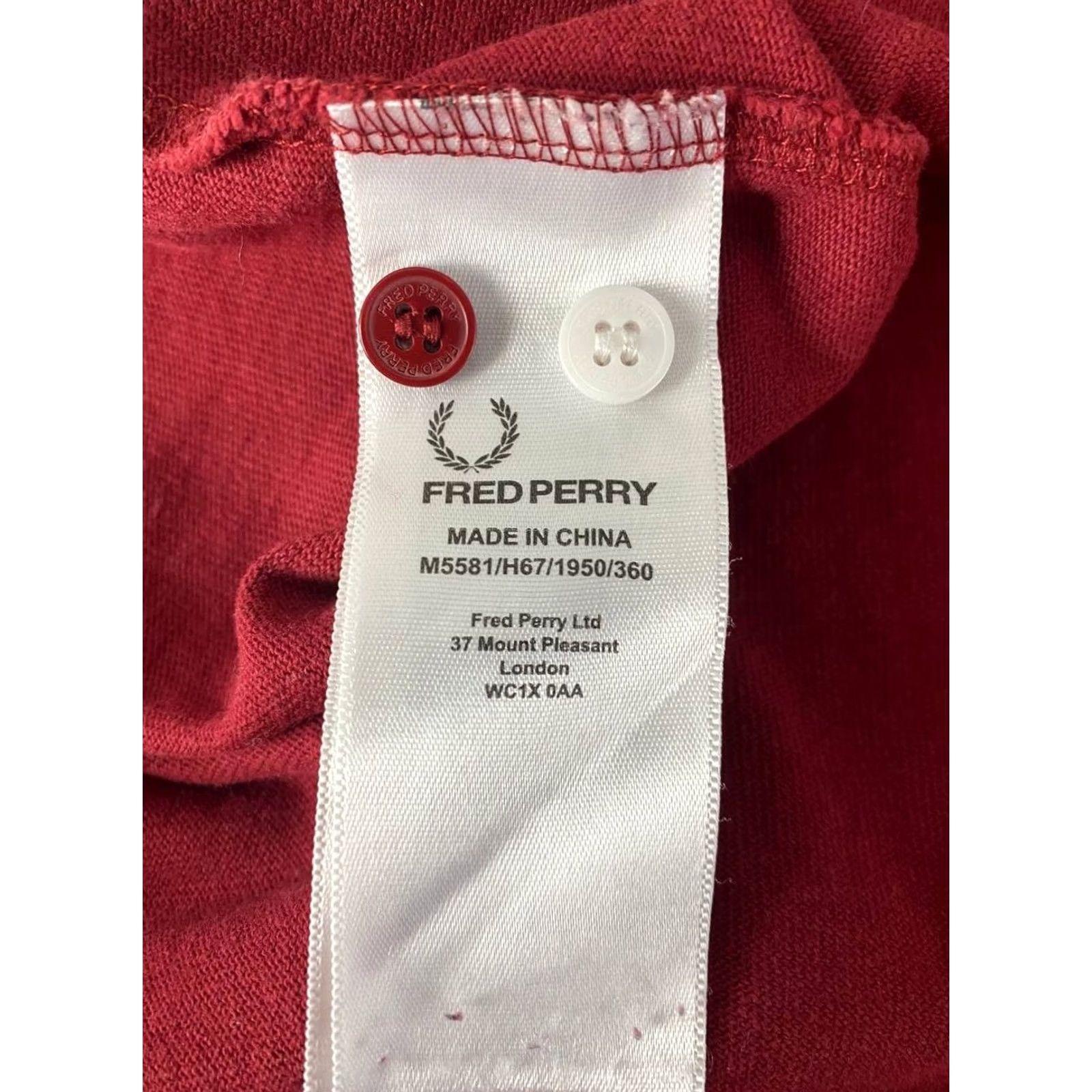 Fred Perry Fred Perry Polo Shirt Mens Golf 2XL Red Collared Short Sleeve Shirt Size US XXL / EU 58 / 5 - 5 Thumbnail
