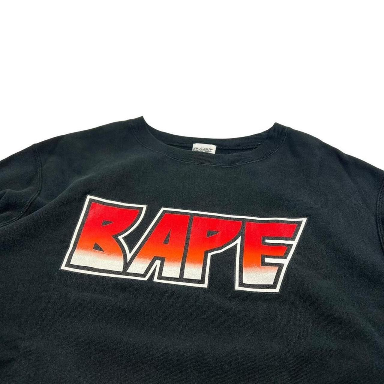 Bape Vintage 2000s Bape Kiss Sweatshirt Black & Red - Medium Size US M / EU 48-50 / 2 - 2 Thumbnail
