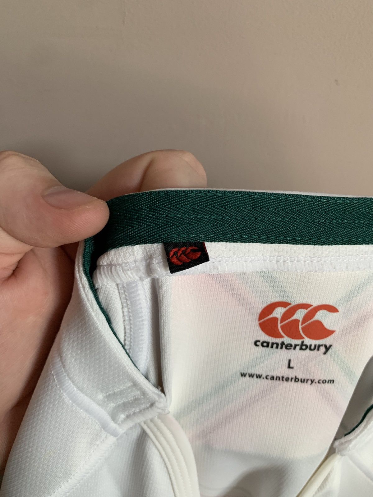 Canterbury of New Zealand Leicester Tigers Away Rugby Union Shirt Canterbury Jersey L Size US L / EU 52-54 / 3 - 6 Thumbnail