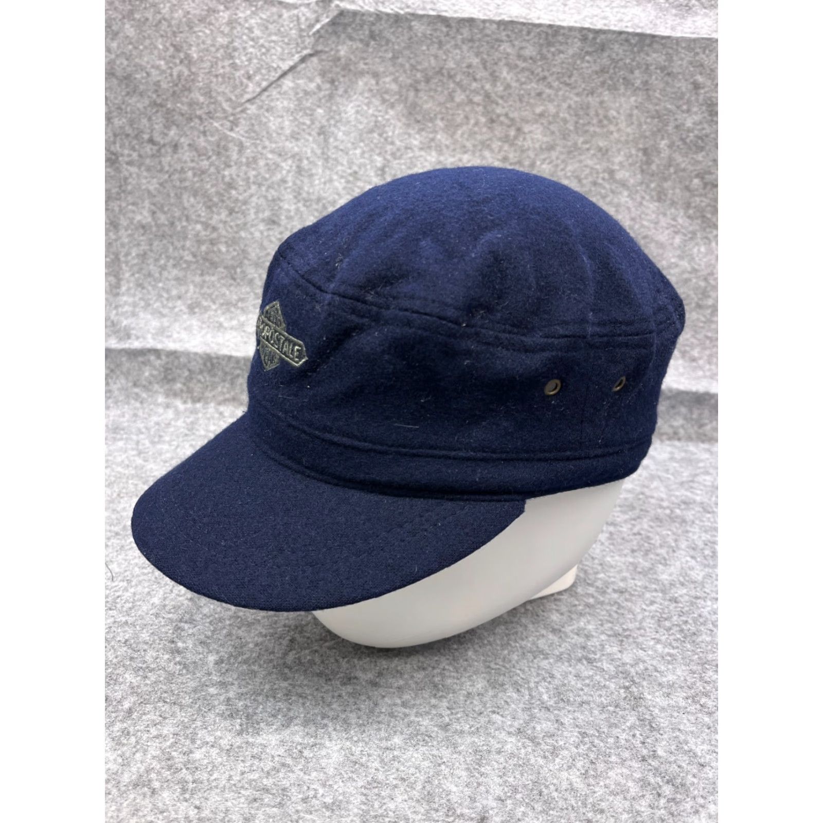 Vintage Aéropostale Army Cap Hat Unisex Adults One Size Blue Knit Wool Blend 90s Style Adjustable Streetwear Men Women Size ONE SIZE - 4 Thumbnail