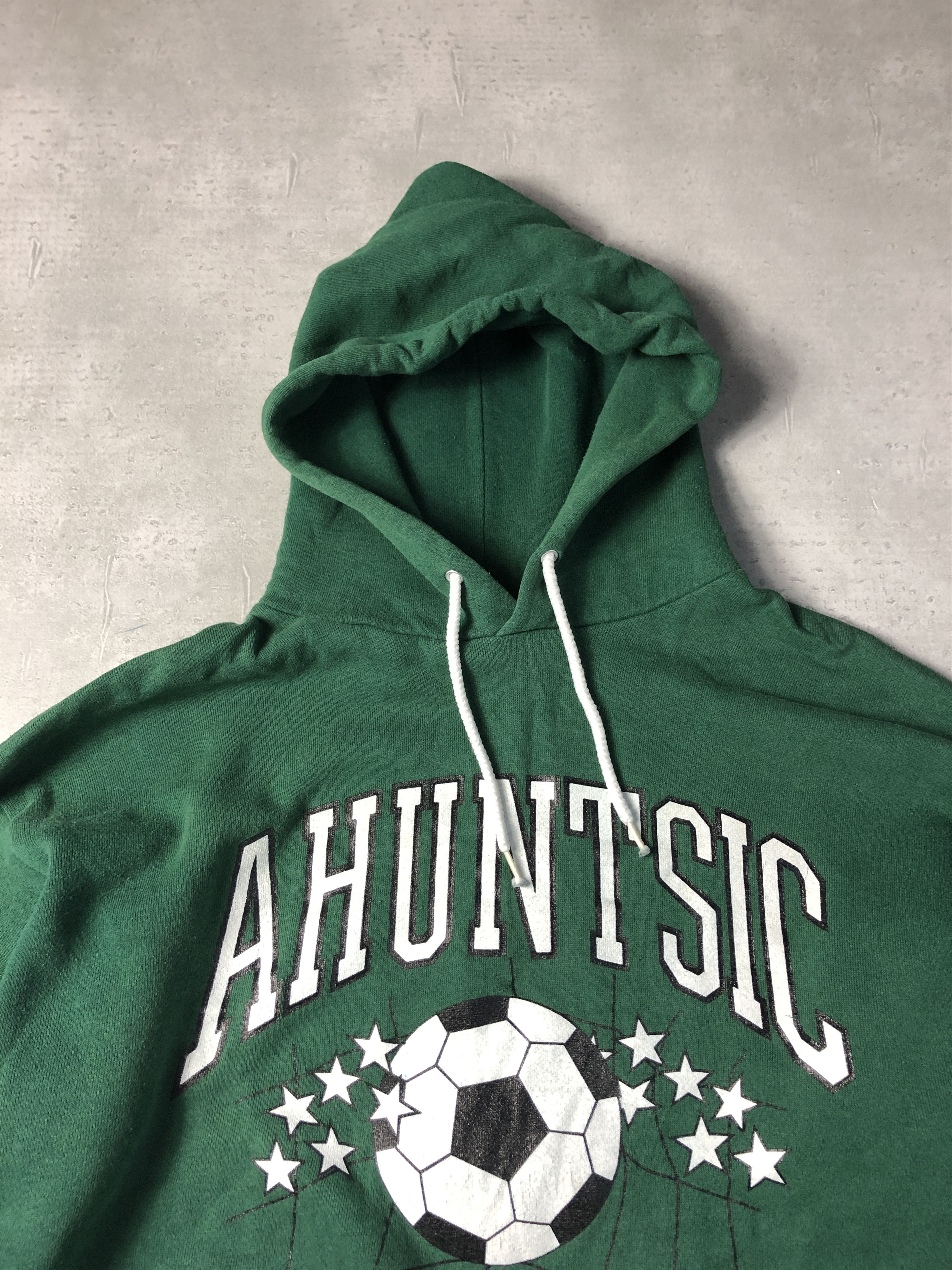 Japanese Brand 00s AHUNTSIC logo hoodie 0-29-391 Size US L / EU 52-54 / 3 - 3 Thumbnail