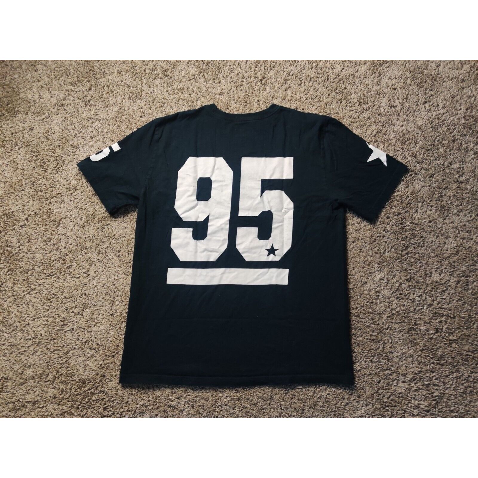 Nike Nike Shirt Adult Mens Large Black White Spell Out 95 Regular Size US L / EU 52-54 / 3 - 9 Thumbnail