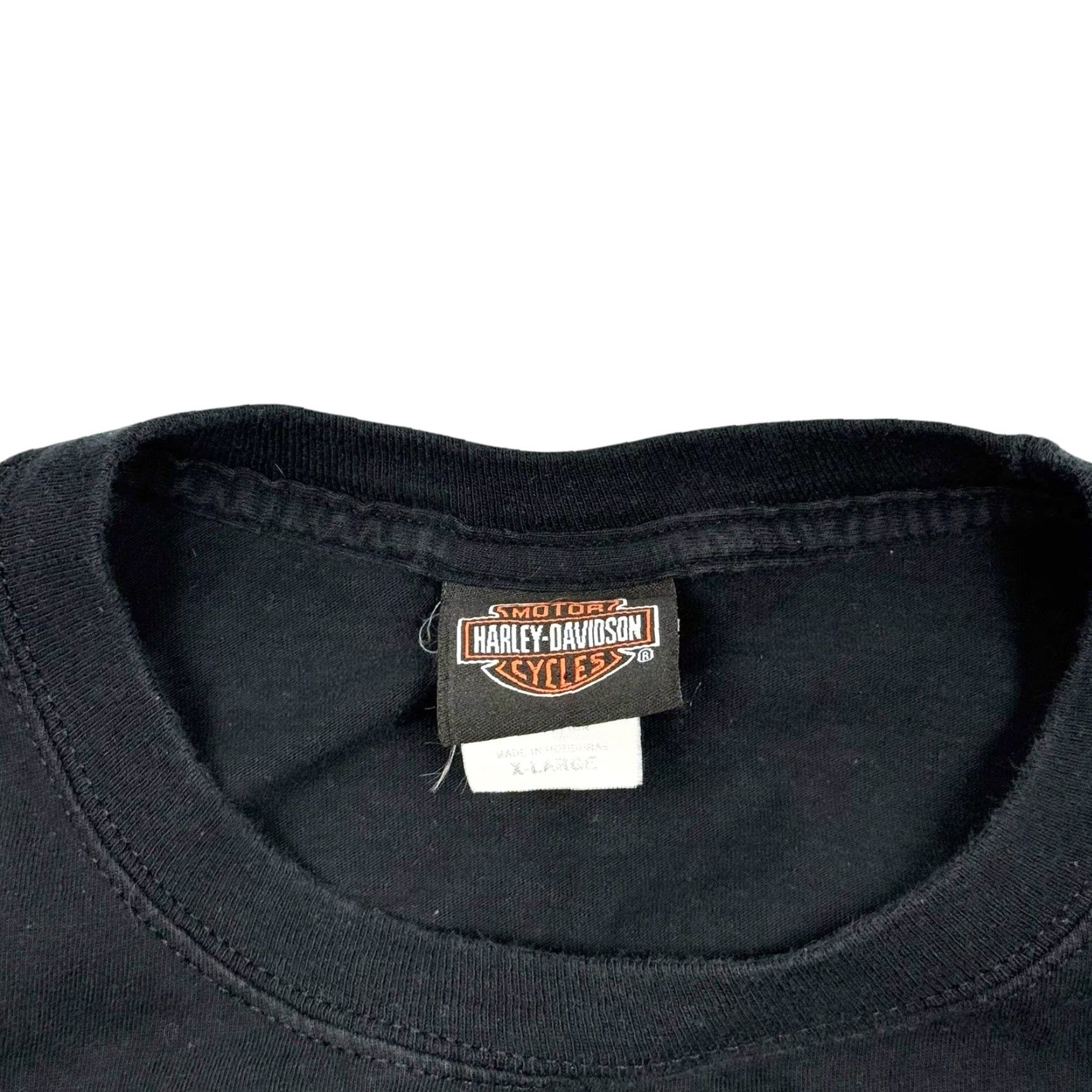 Harley Davidson VINTAGE Harley-Davidson T-Shirt Mens XL Black Bear Wolf Eagle Graphic Logo 2005 Y2K Alaska Motorbike Biker USA Vintage Crew Neck Short Sleeve Cotton Size US XL / EU 56 / 4 - 5 Thumbnail