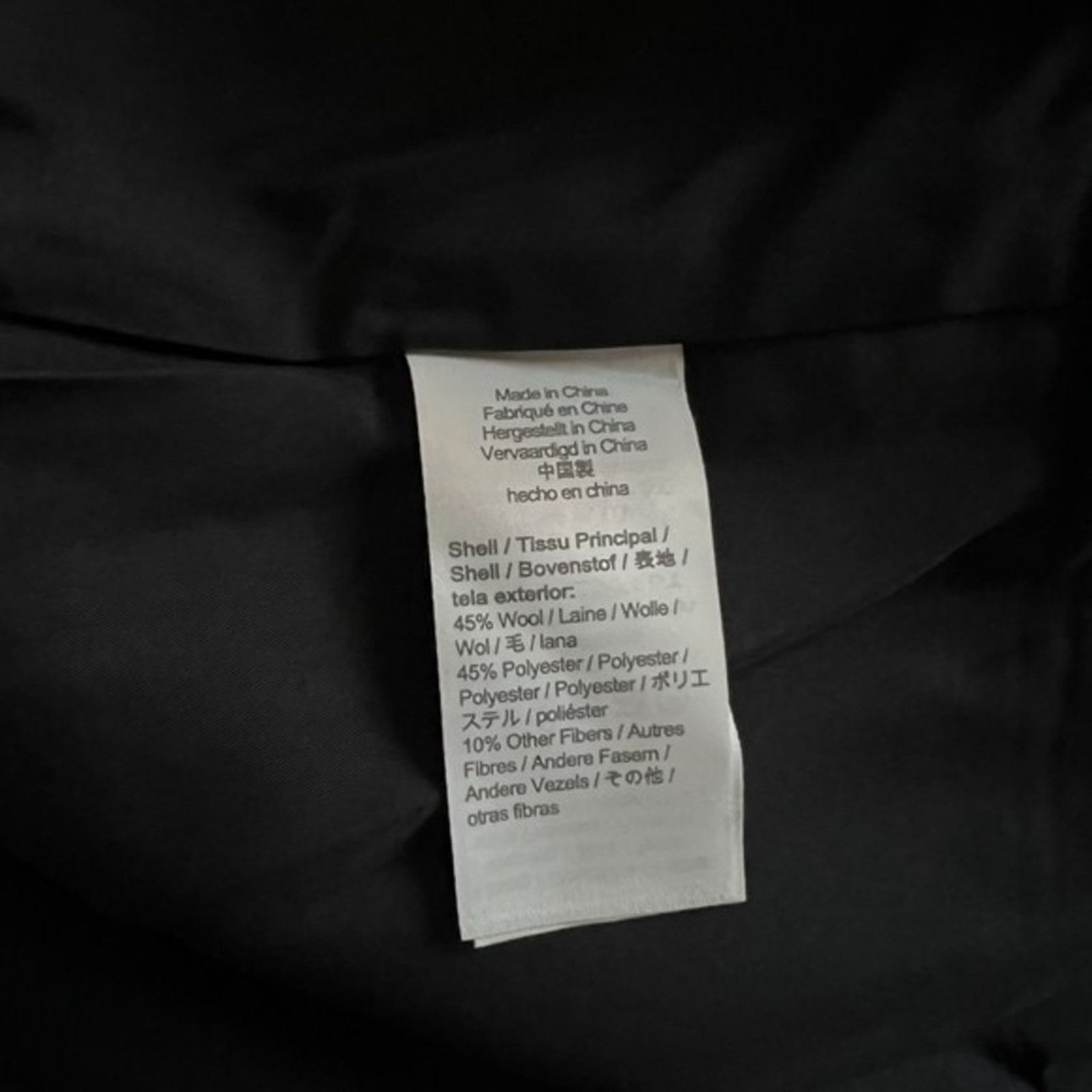 J.Crew J.CREW Petite Navy Wool-Blend Topcoat w/ Tags, 6P Size M / US 6-8 / IT 42-44 - 10 Thumbnail