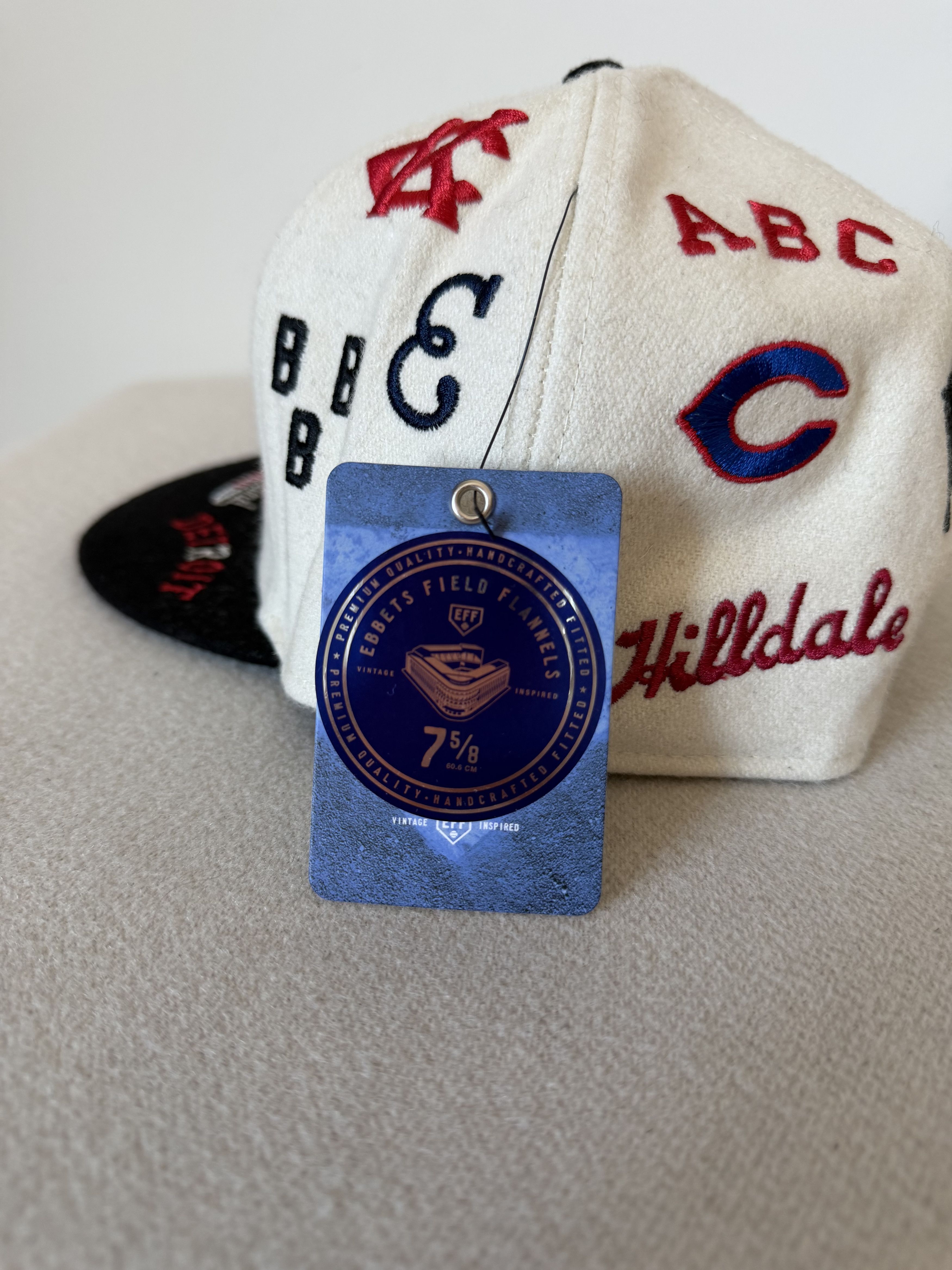 Ebbets Field Flannels 7 5/8 Ebbets Field Flannels Negro Leagues Ballpark Fitted Size ONE SIZE - 5 Thumbnail