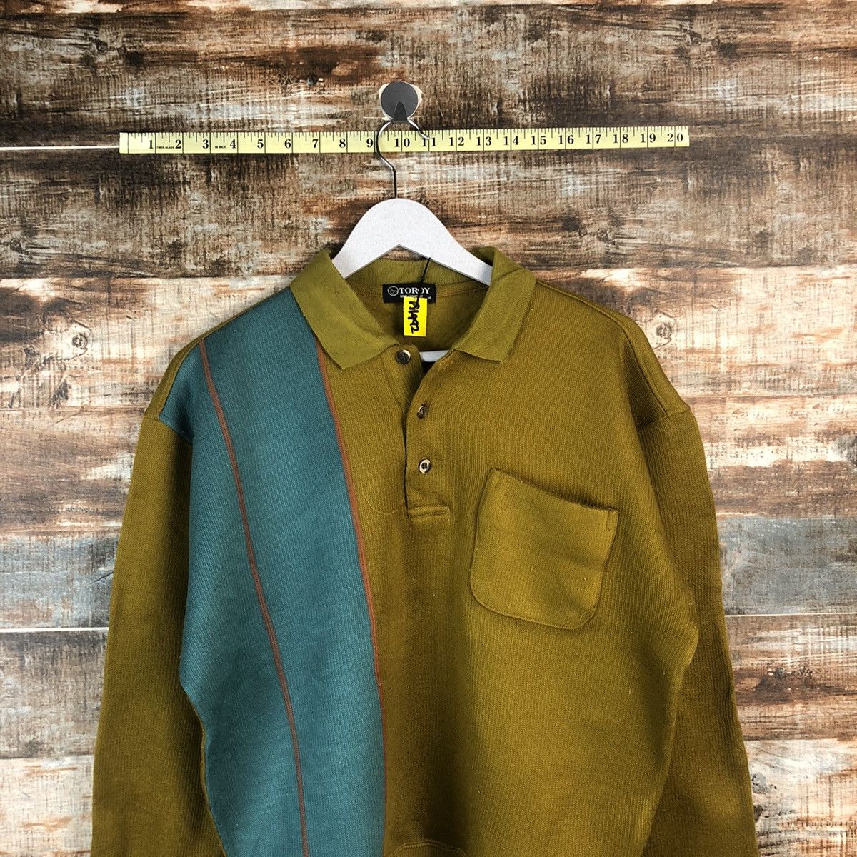 Vintage Toroy vintage sweatshirt Green Knitwear #A1992 Size US M / EU 48-50 / 2 - 2 Thumbnail