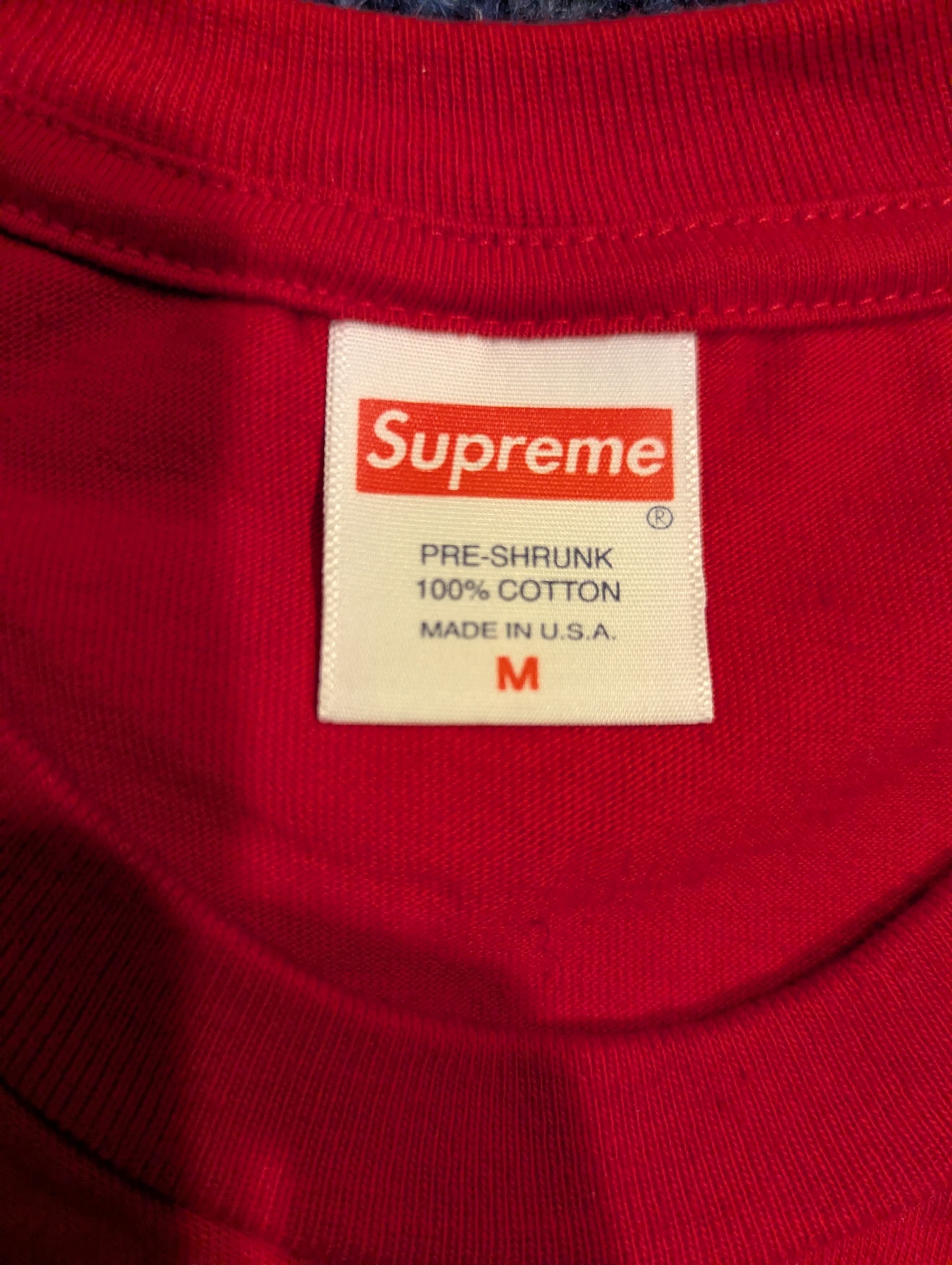 Supreme Supreme Bombay Tee Red Size US M / EU 48-50 / 2 - 3 Thumbnail