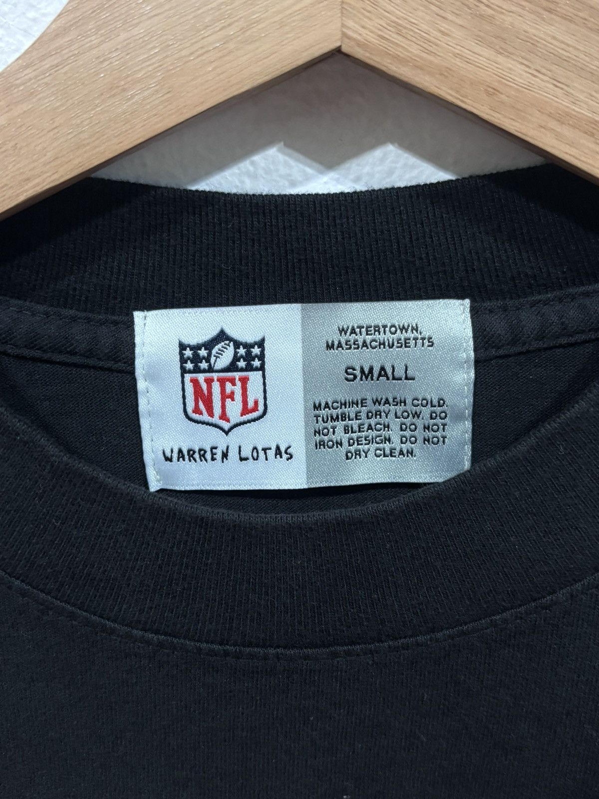Warren Lotas Warren Lotas x NFL Kansas Black Tee Size US S / EU 44-46 / 1 - 3 Thumbnail