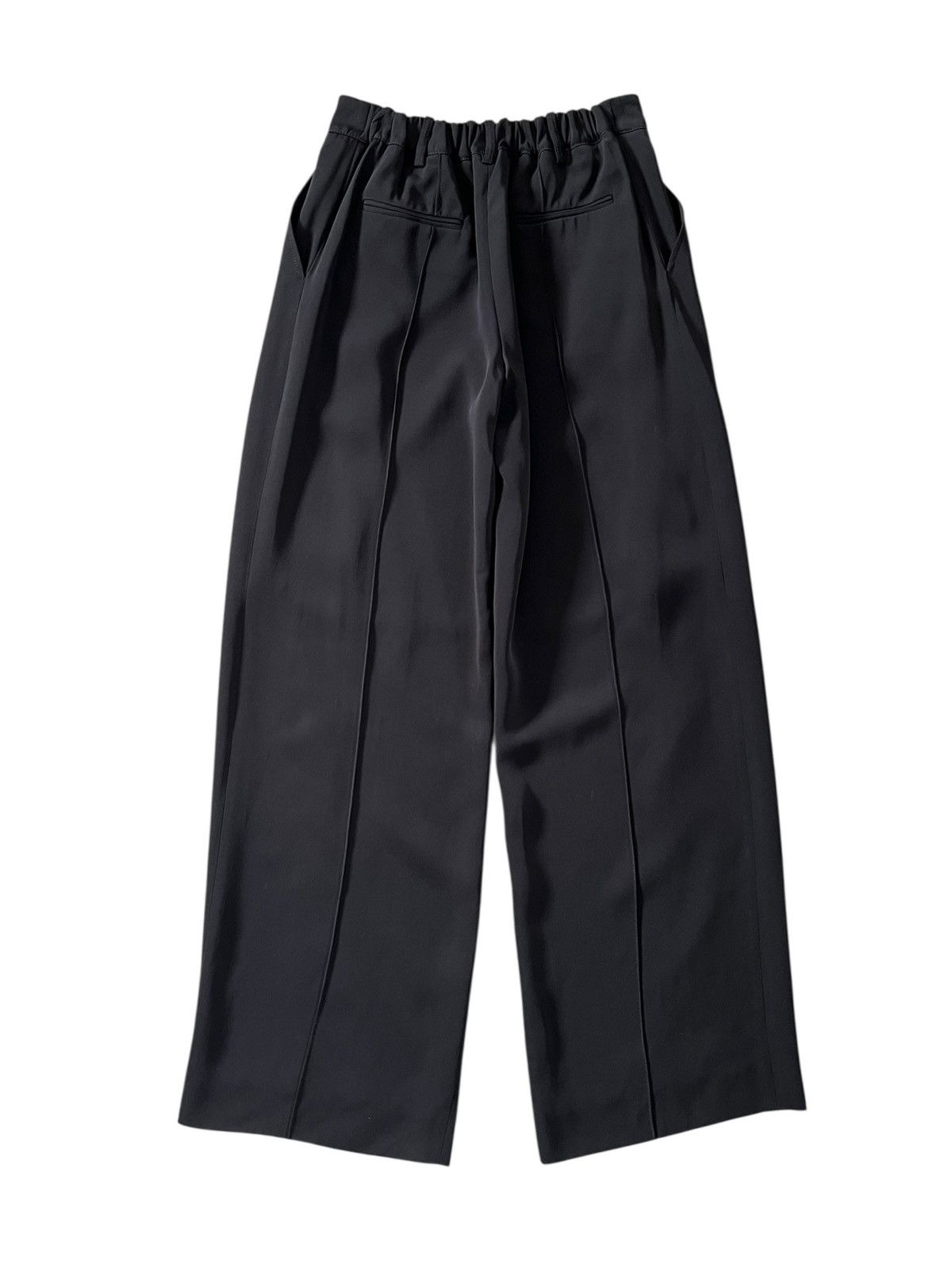 Marni Marni Satin Trimmed Crepe Wide Leg Pants Size 30" / US 8 / IT 44 - 4 Thumbnail