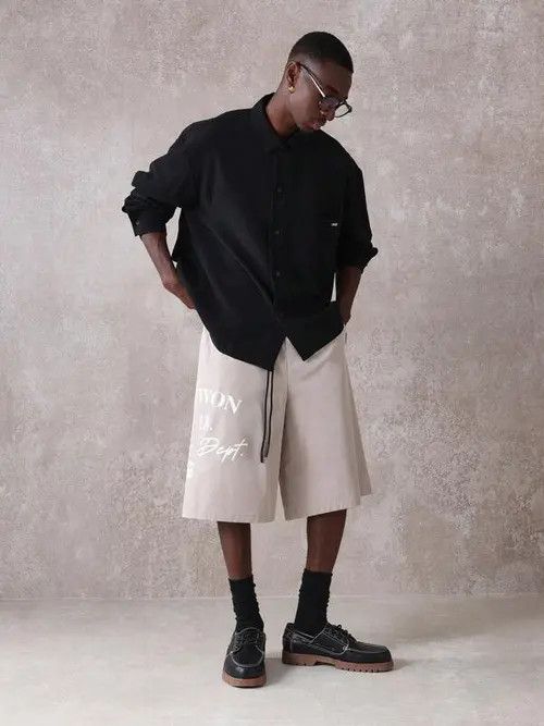 Jean × Vintage Streetwear sports Y2K Drip shorts Size US 36 / EU 52 - 4 Thumbnail