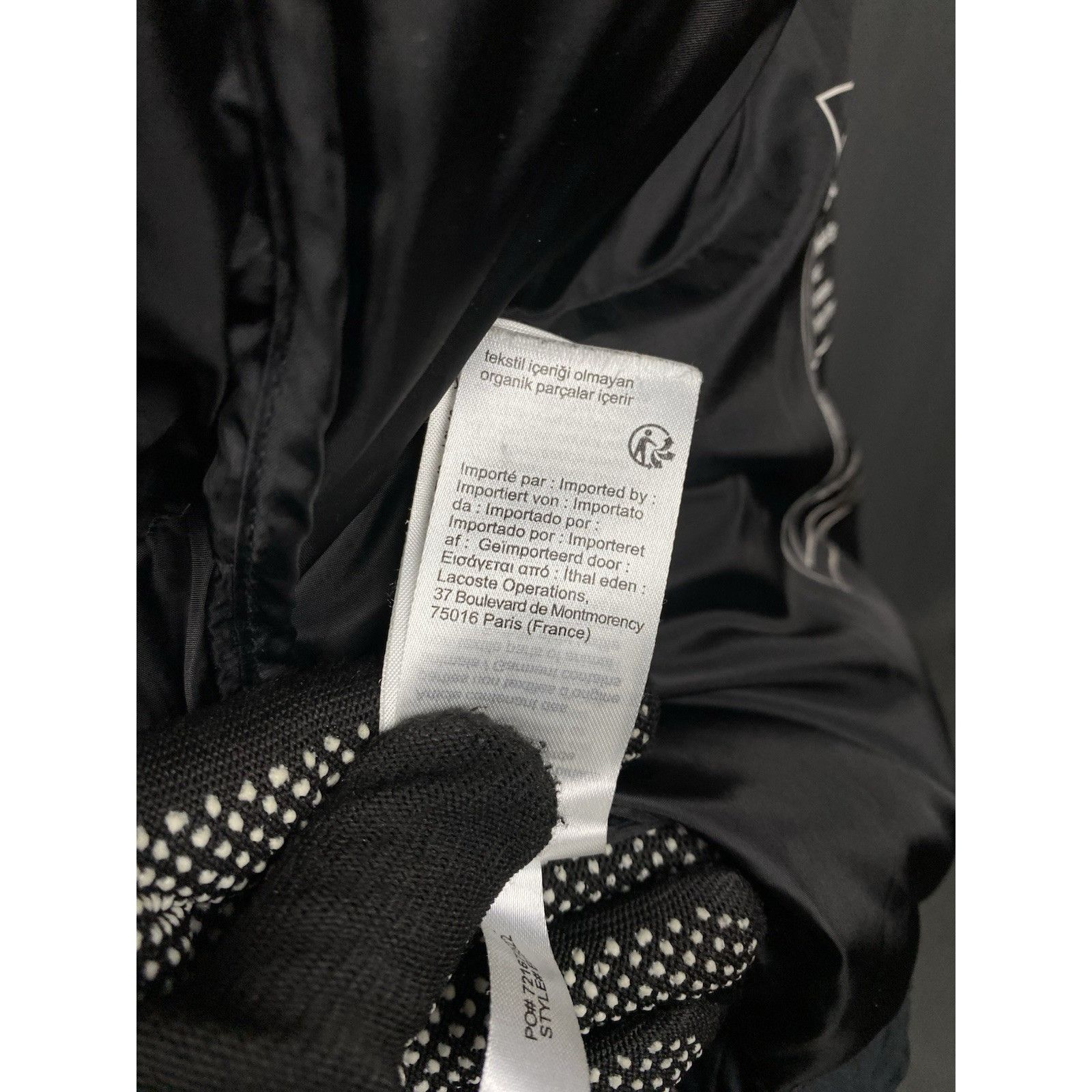 Lacoste Lacoste Big Logo Men's Black Down Insulated Puffer Jacket Si Size US XL / EU 56 / 4 - 20 Thumbnail