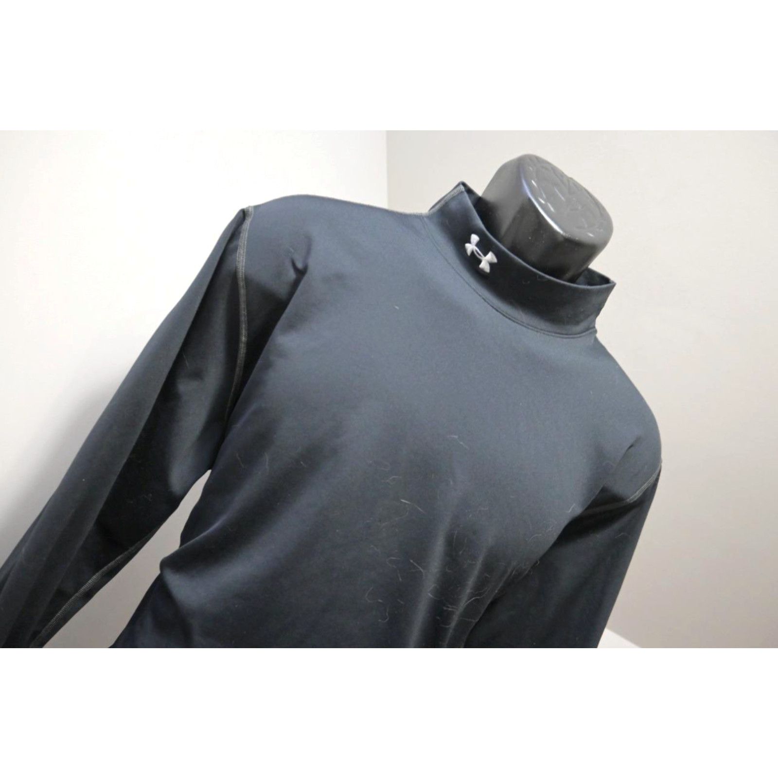 Under Armour Under Armour Golf Mock TurtleNeck ColdGear Fitted Shirt Black Mens Size 2XL XXL Grailed
