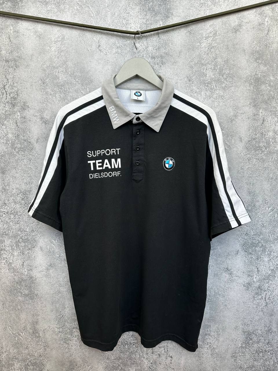 BMW BMW Support Team Dielsdorf Polo Shirt Motorsport Style Size US L / EU 52-54 / 3 - 1 Thumbnail