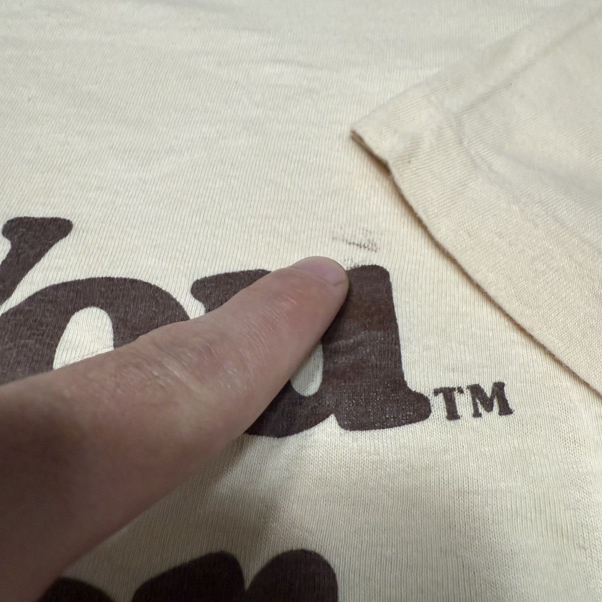Other True Vintage I Love You Denver Tan/Cream 70s Belton Tshirt Size US L / EU 52-54 / 3 - 6 Thumbnail