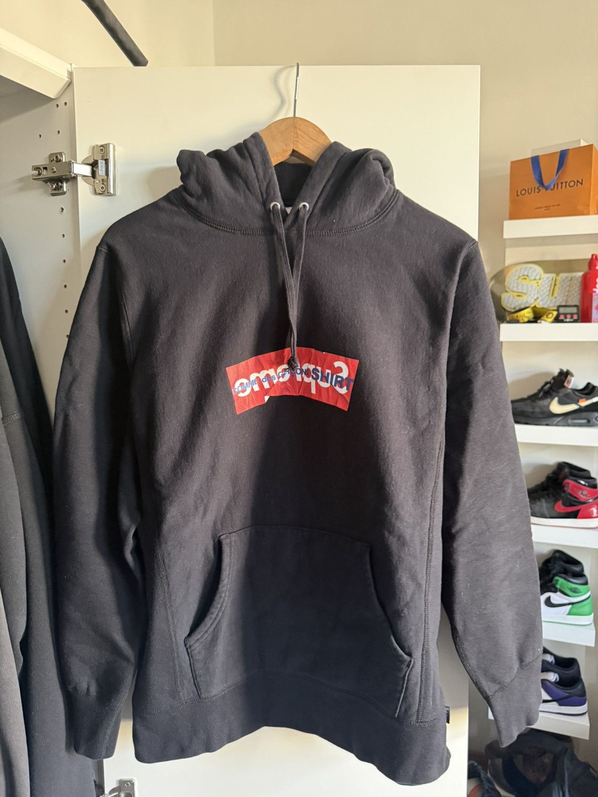 Supreme Supreme Red Logo Hoodie Size US M / EU 48-50 / 2 - 1 Thumbnail