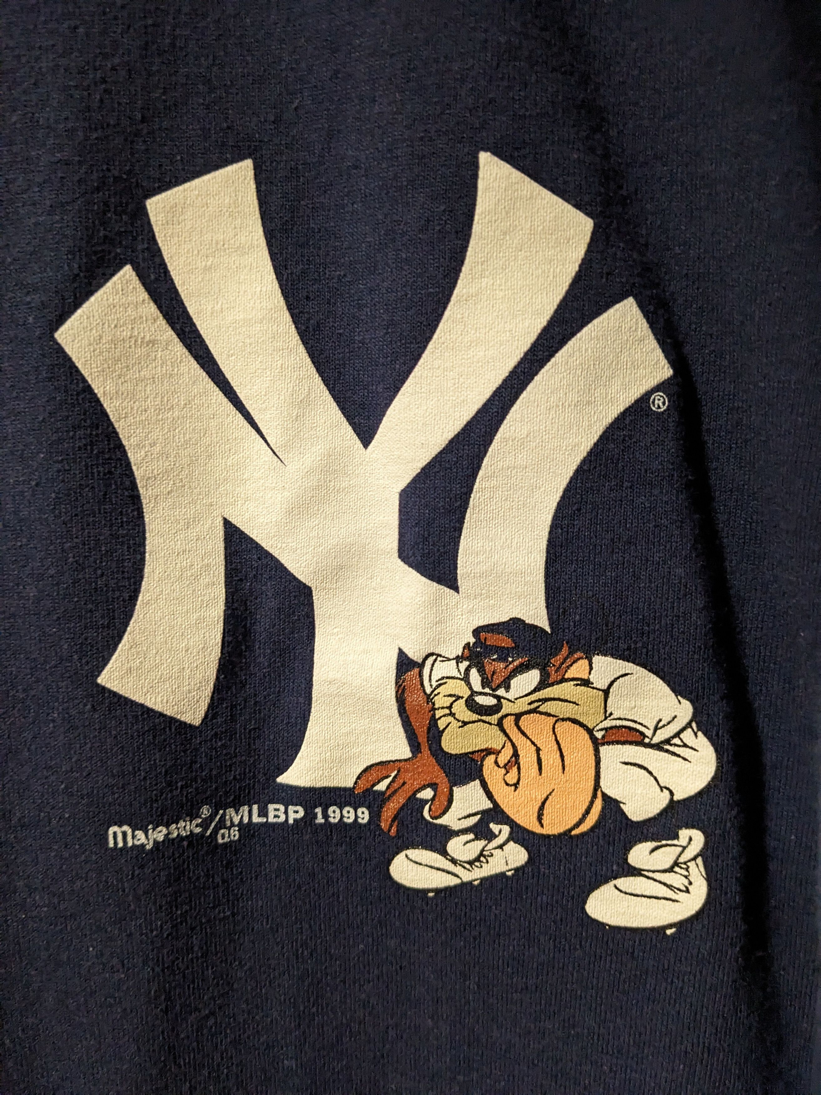 New York Yankees × Vintage Vintage 1999 Looney Tunes New York Yankees Baseball Jersey Size US L / EU 52-54 / 3 - 4 Thumbnail