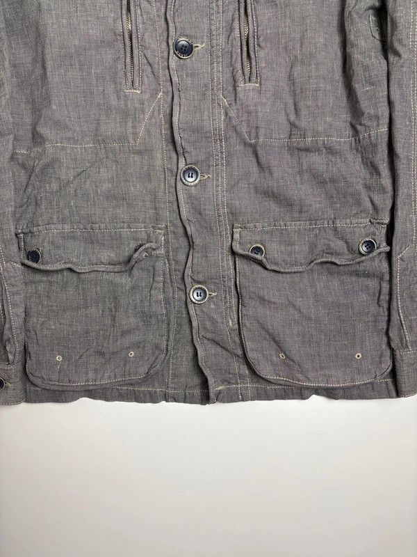 Emporio Armani Emporio Armani 30 Anniversary Linen Utility Jacket Size US L / EU 52-54 / 3 - 4 Thumbnail