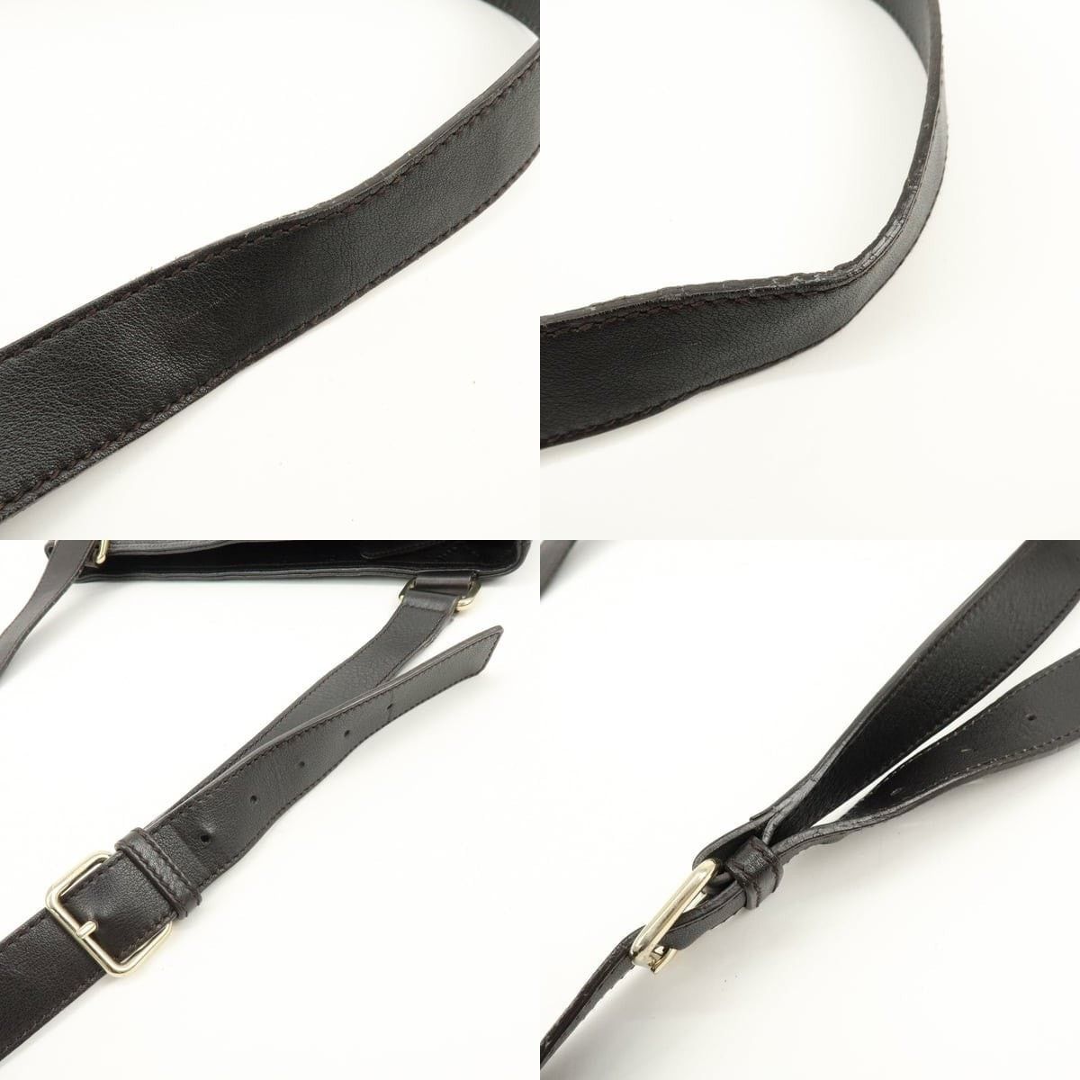 Gucci Gucci Guccissima Leather Crossbody Bag Black Size ONE SIZE - 4 Thumbnail