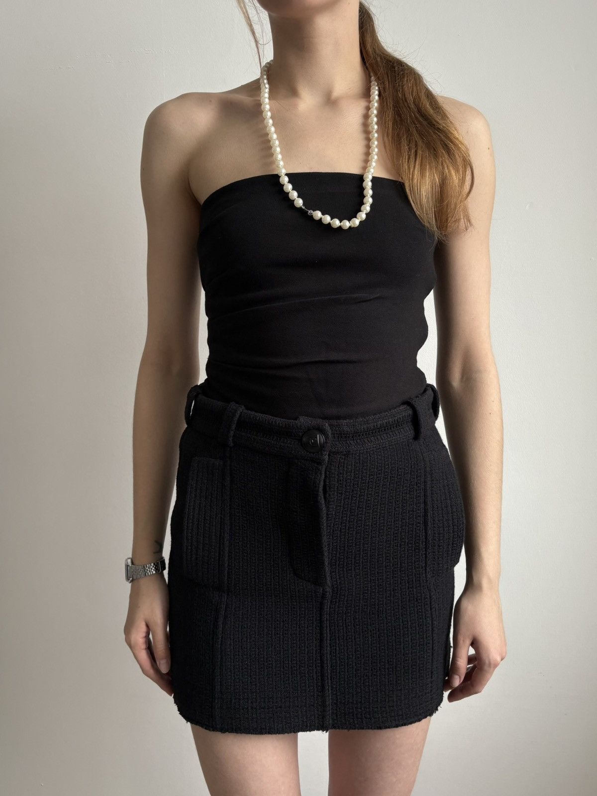 Chanel Chanel Sports Line 08A Mini Skirt Wool Tweed Boucle 34 XS Size 25" / US 0 / IT 36 - 3 Thumbnail