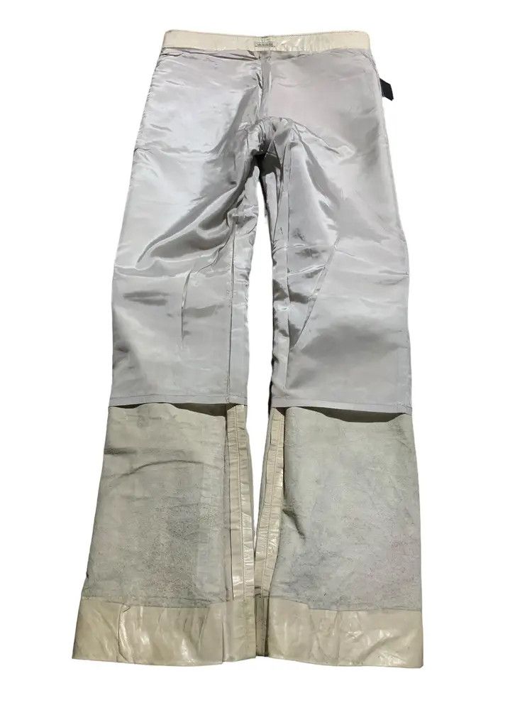 Vintage Vintage acetate flare leather pants made in canada Size US 32 / EU 48 - 4 Thumbnail
